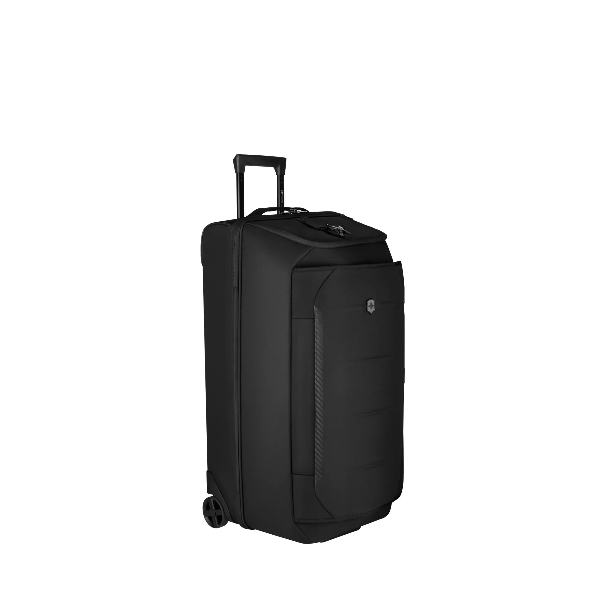 Victorinox Crosslight Wheeled Duffel in Black — angle view 9
