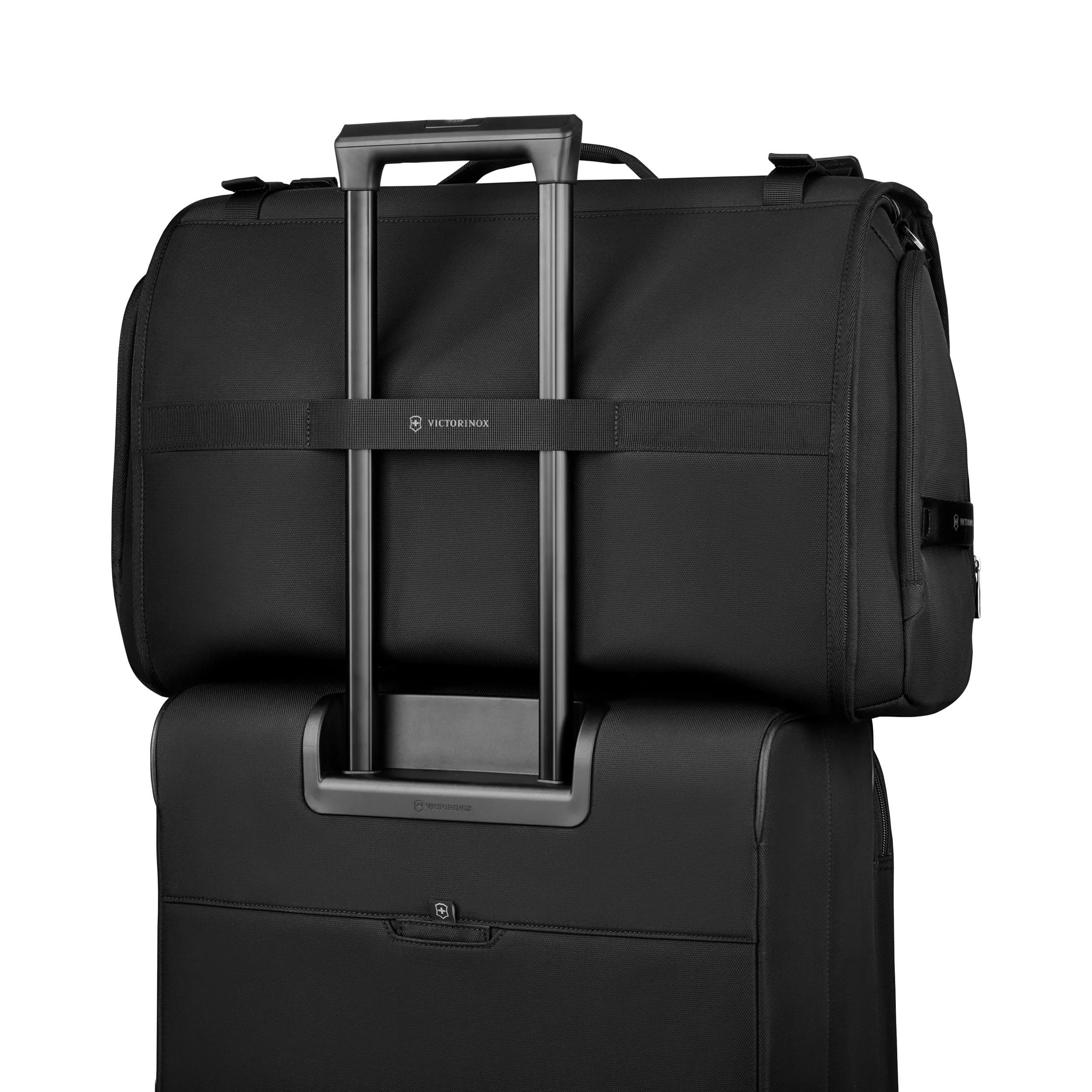 Victorinox Crosslight Garment Bag in Black — detail view