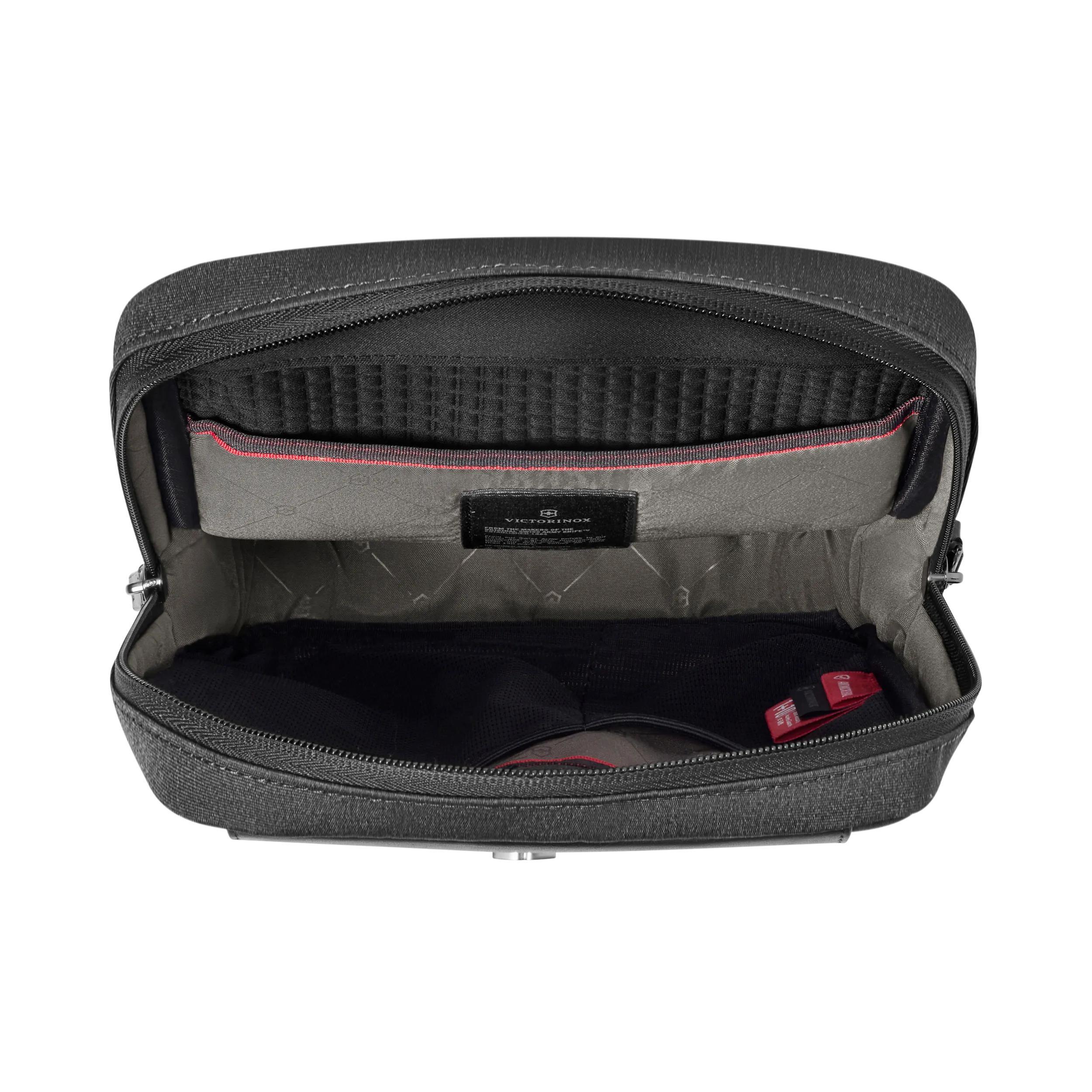 Victorinox Architecture Urban2 Crossbody Bag in Grey / Black — interior view 2
