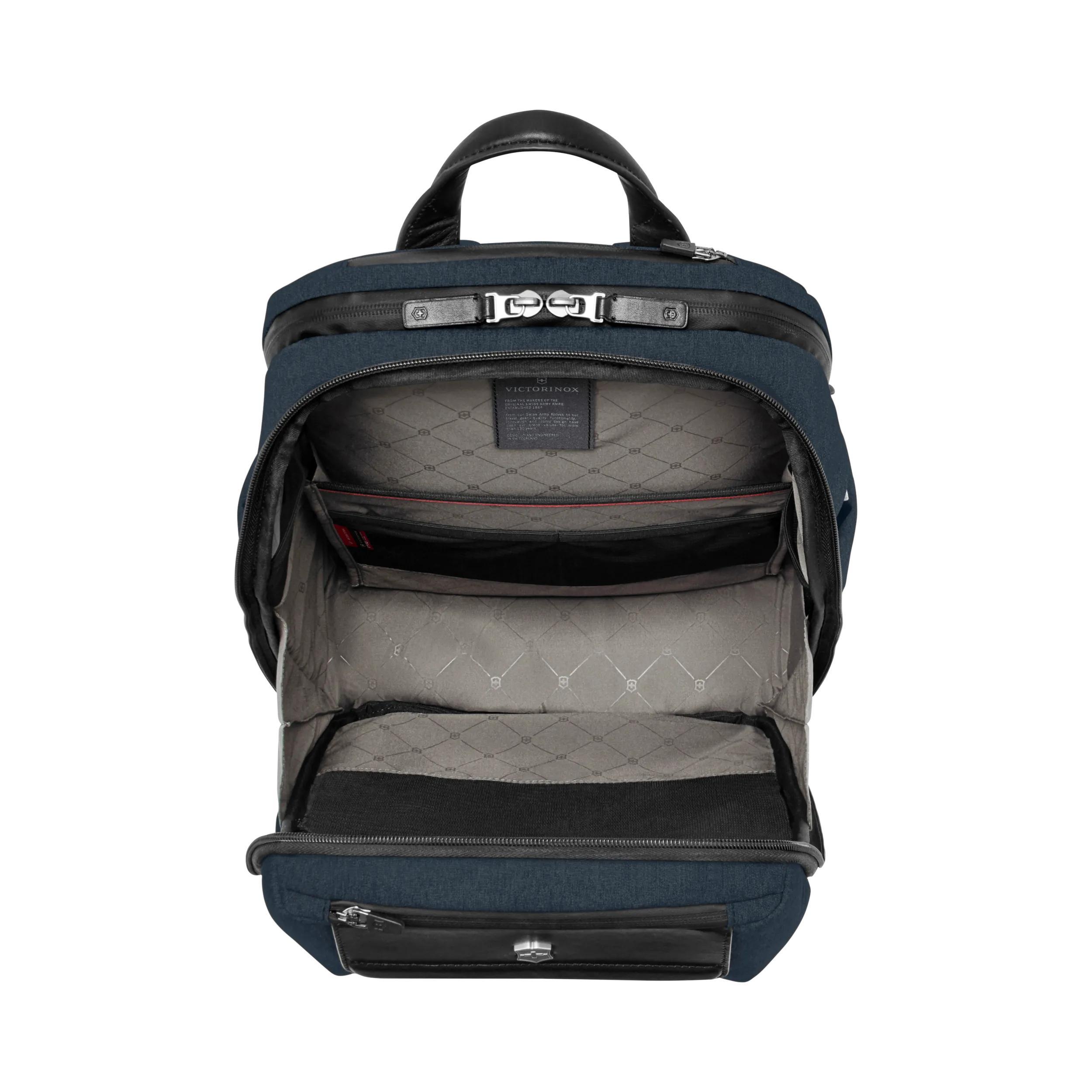Victorinox Architecture Urban2 Deluxe Backpack in Blue / Black — detail view 2