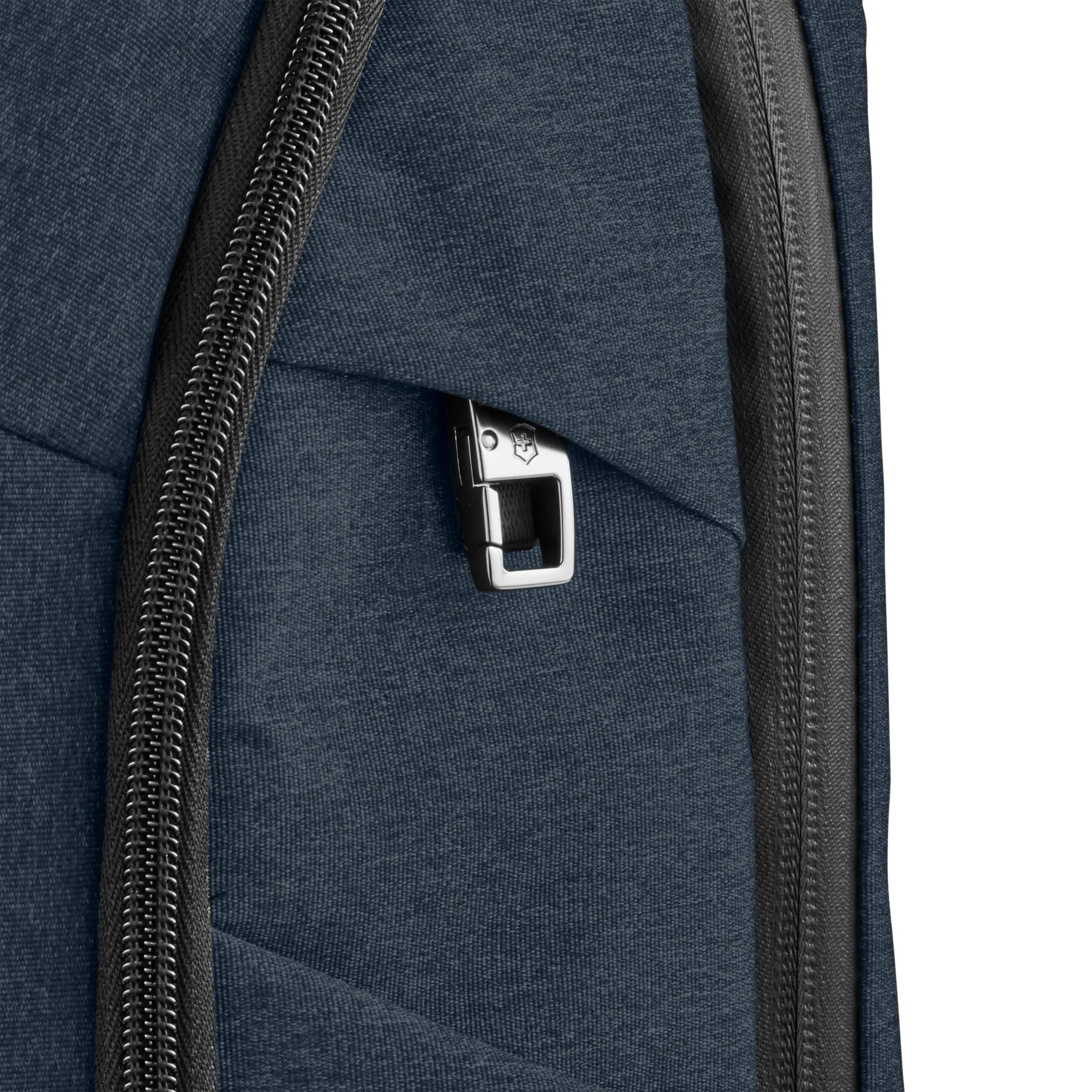 Victorinox Architecture Urban2 Deluxe Backpack in Blue / Black — detail view 7