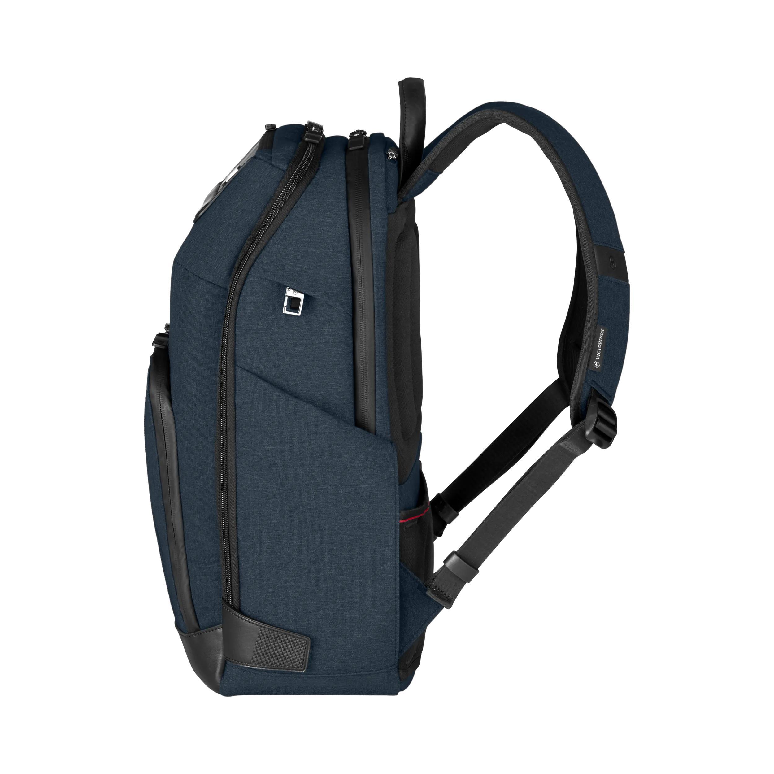 Victorinox Architecture Urban2 Deluxe Backpack in Blue / Black — angle view 2