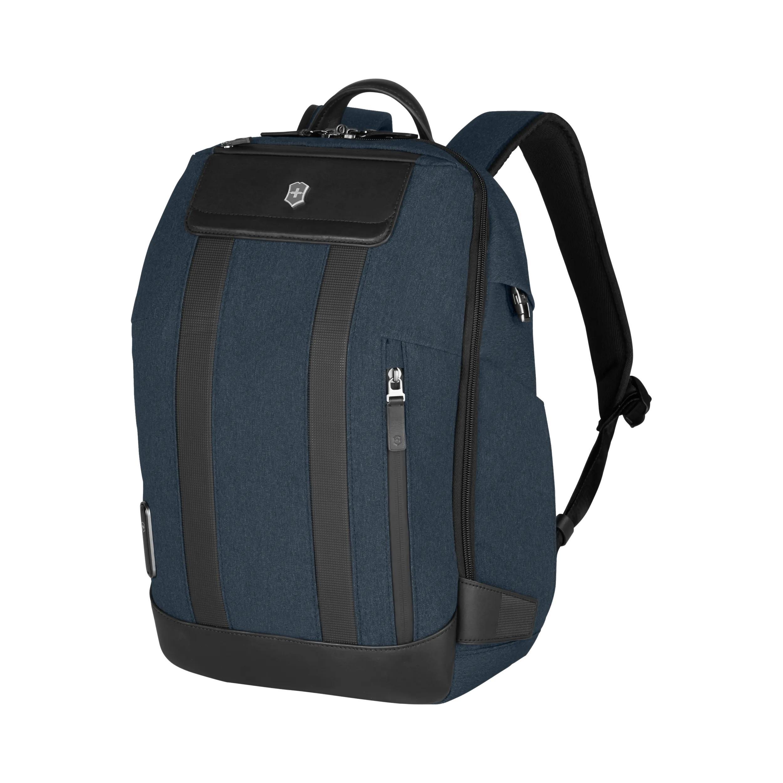 Victorinox Architecture Urban2 City Backpack in Blue / Black — front view