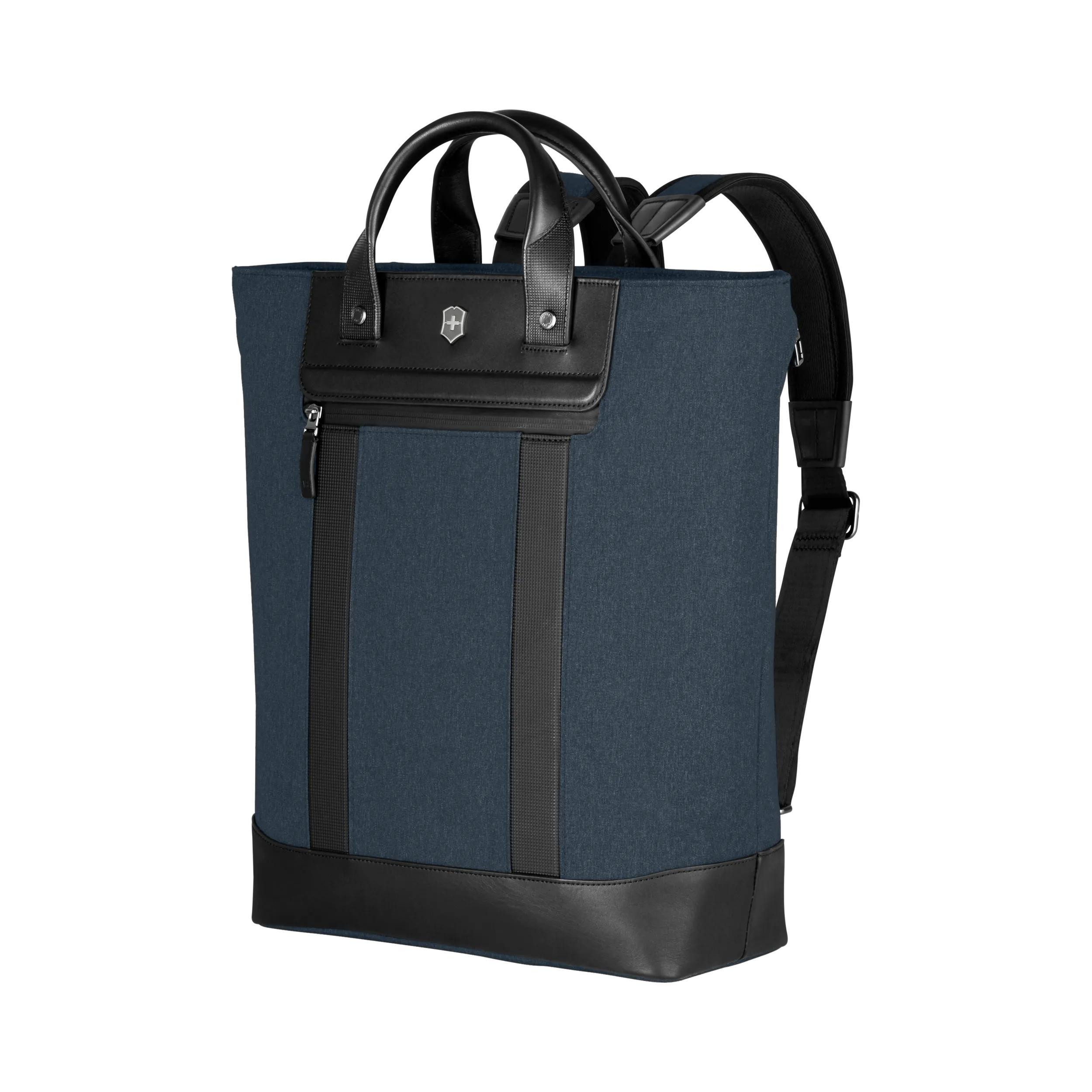 Victorinox Architecture Urban2 2-Way Carry Tote in Blue / Black — angle view 3