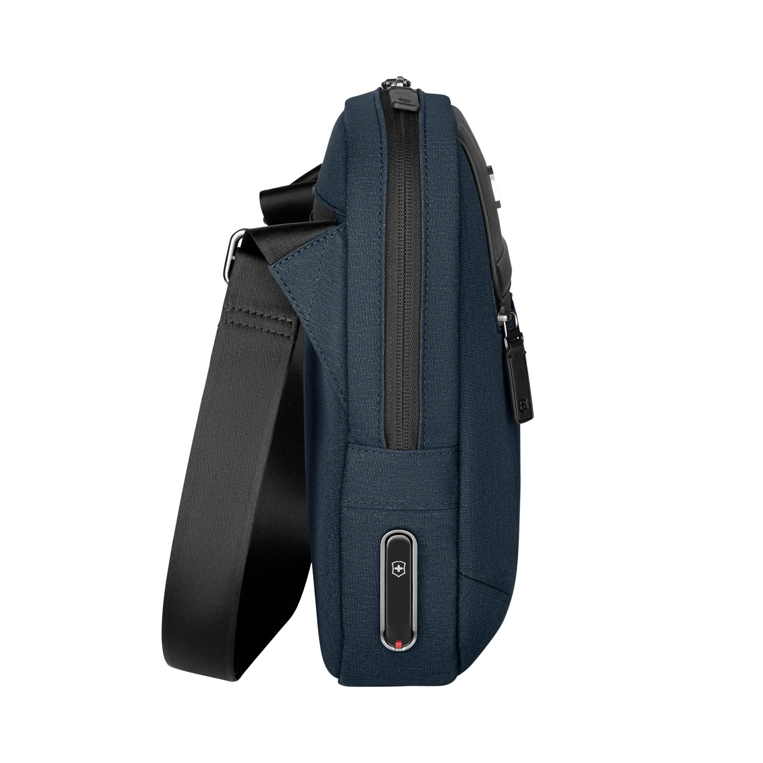 Victorinox Architecture Urban2 Crossbody Bag in Blue / Black — angle view 8