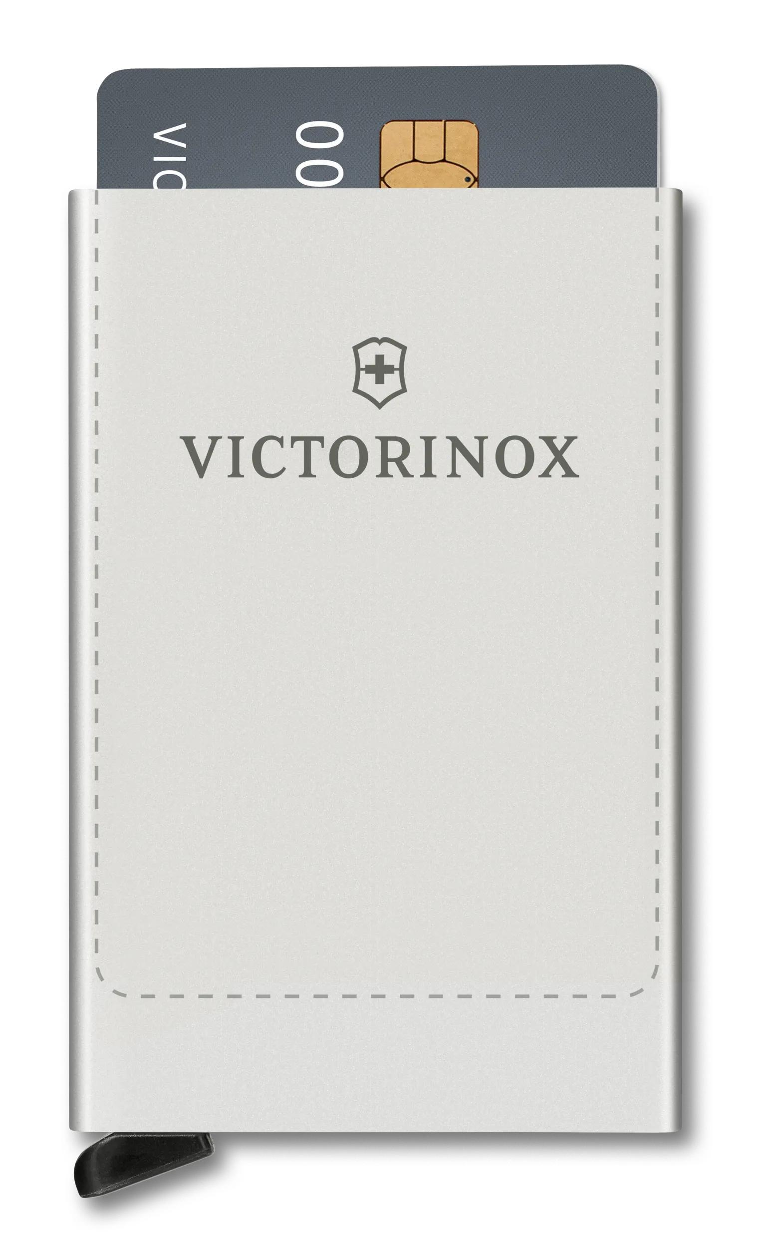Victorinox Altius Secrid Essential Card Wallet in Silver — angle view 5
