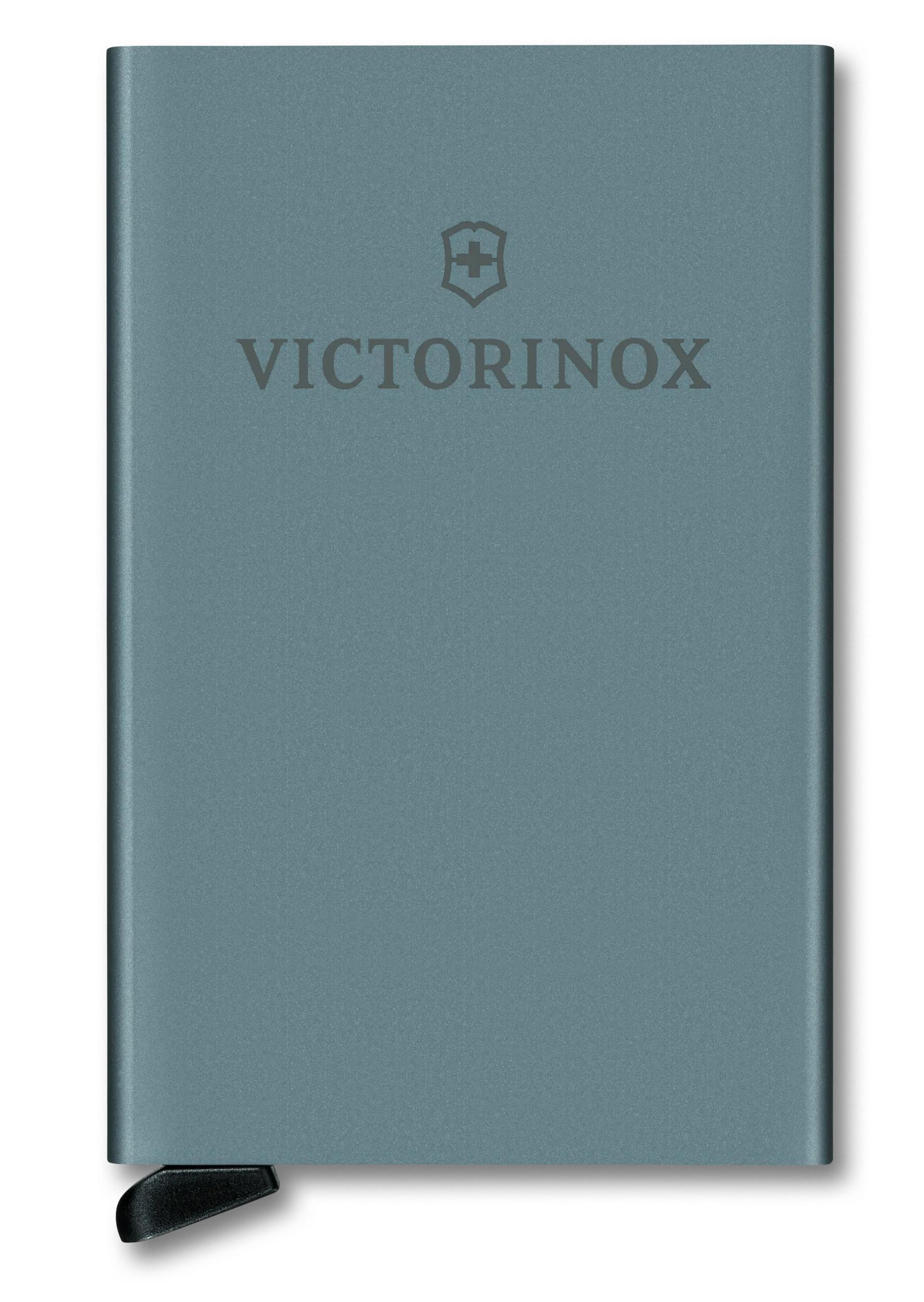 Victorinox Altius Secrid Essential Card Wallet in Titanium — angle view 2