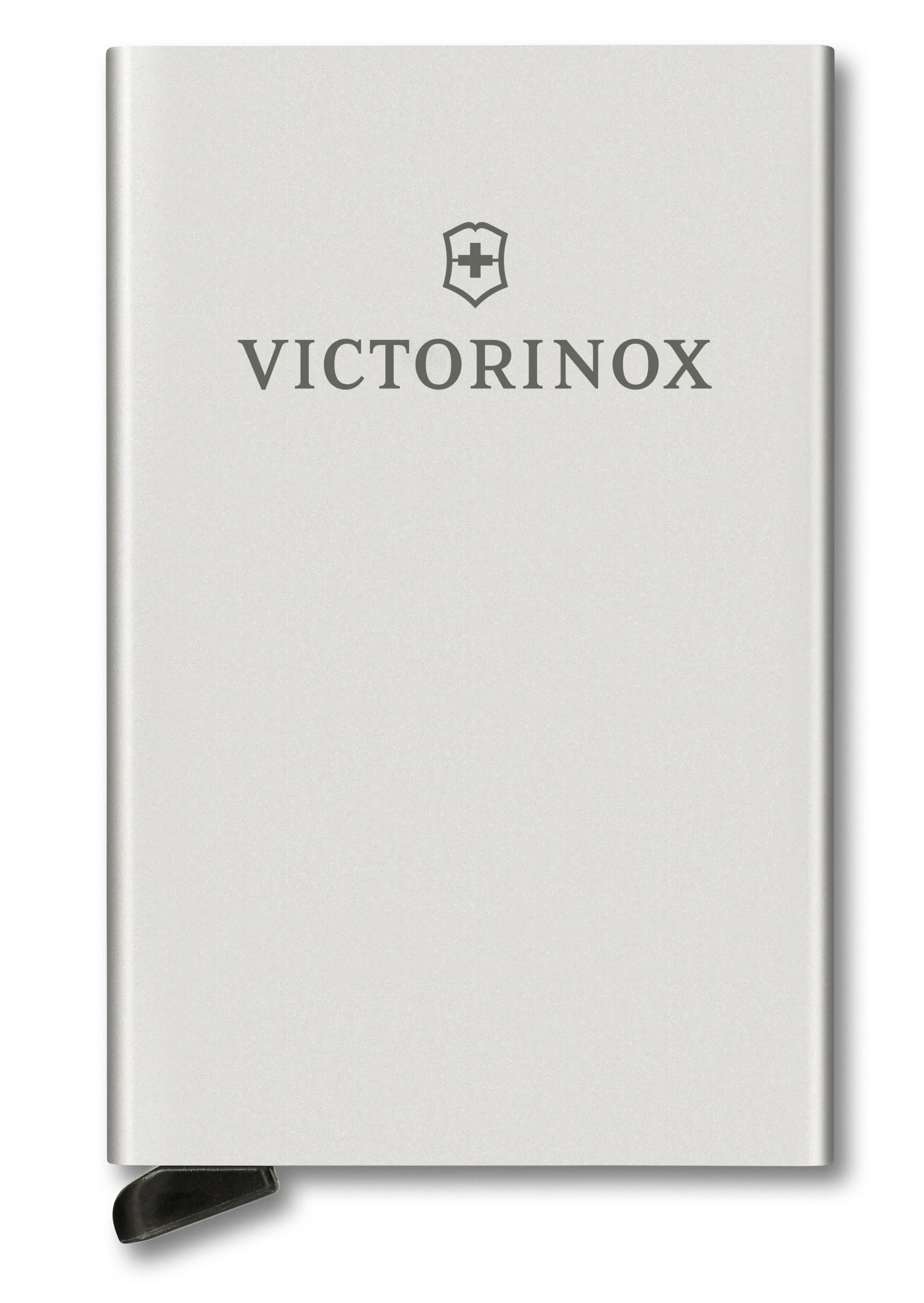 Victorinox Altius Secrid Leather Card Wallet in Black — angle view 2