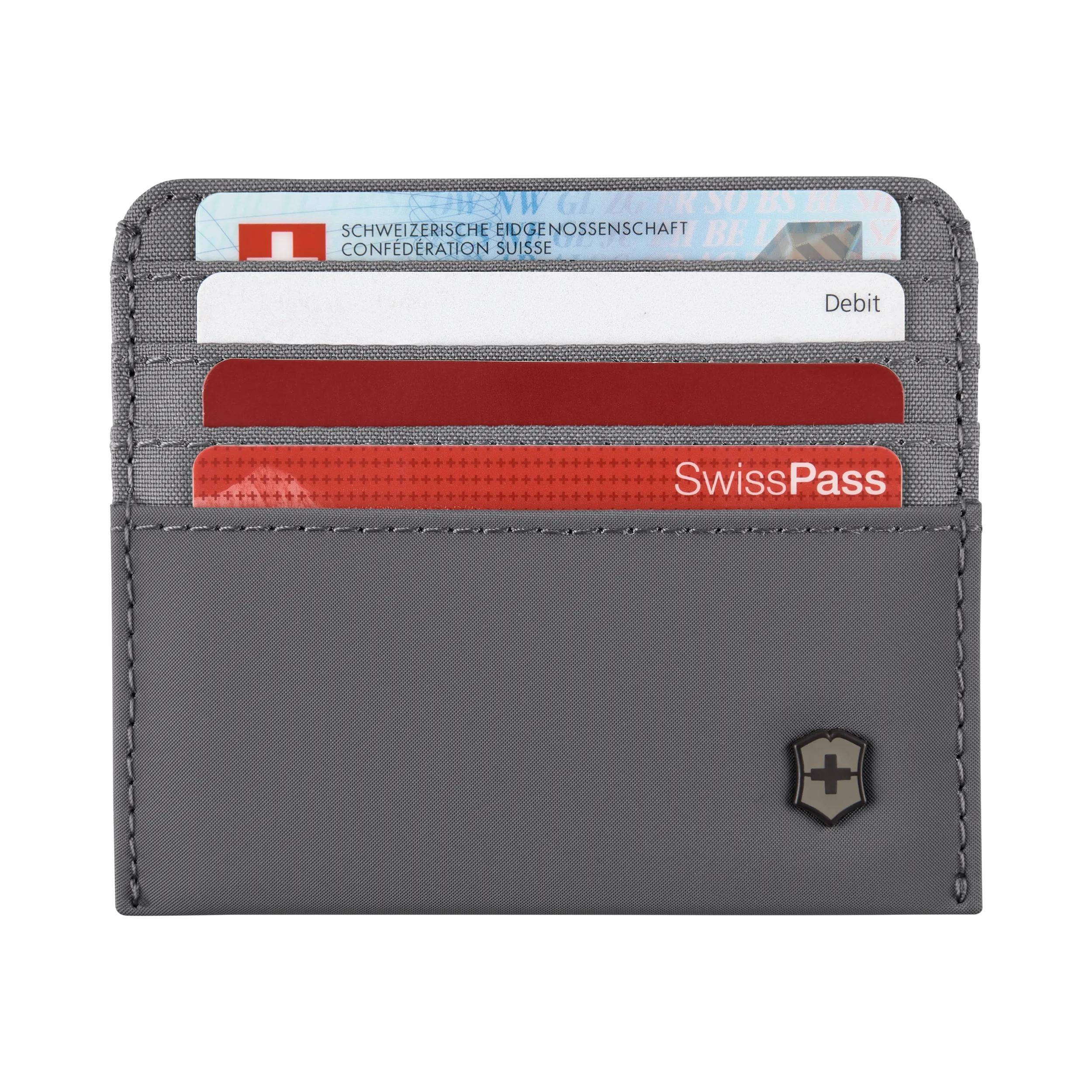 Victorinox Travel Essentials Card Holder in Gray — interior view