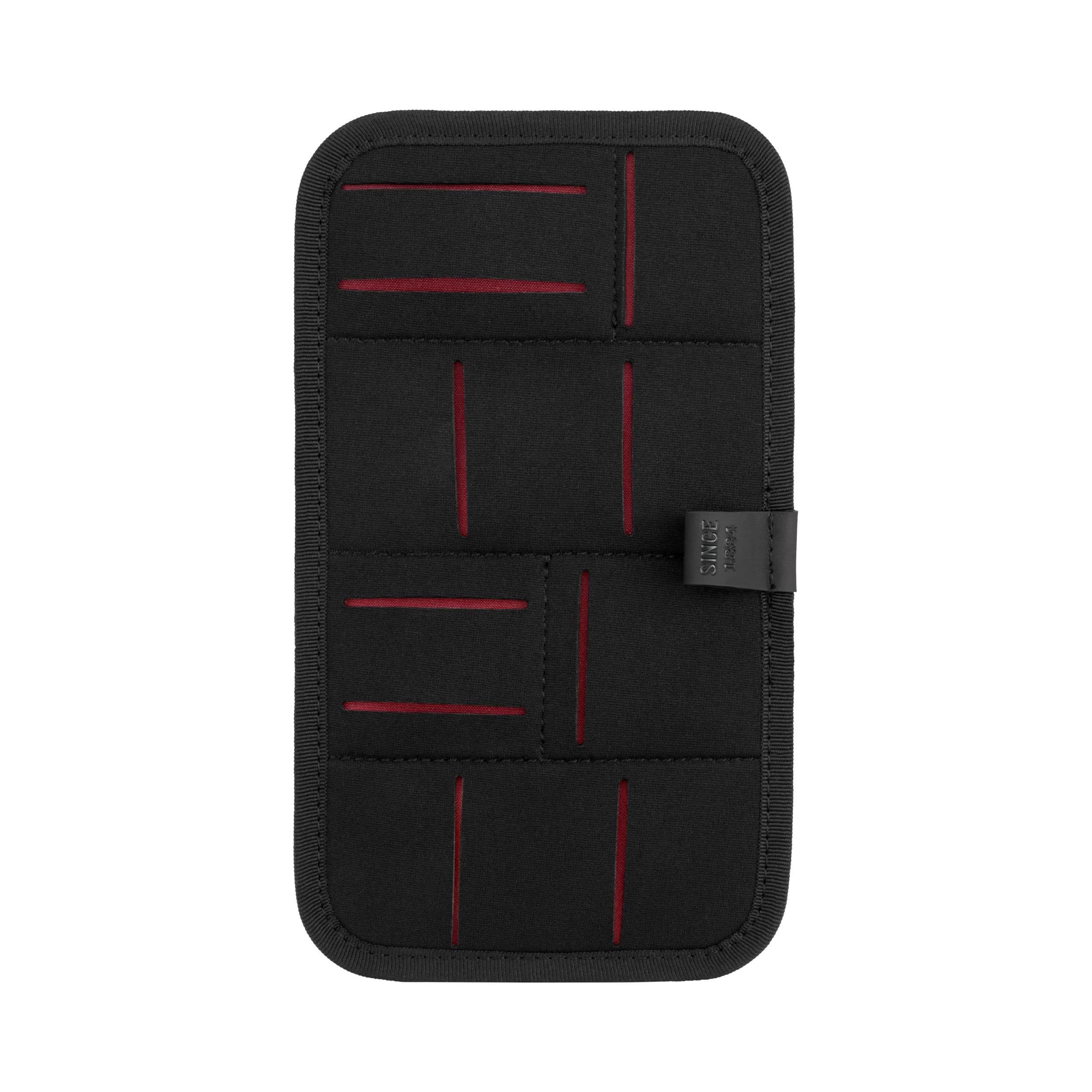 Victorinox Travel Essentials Tech Pouch in Black — detail view