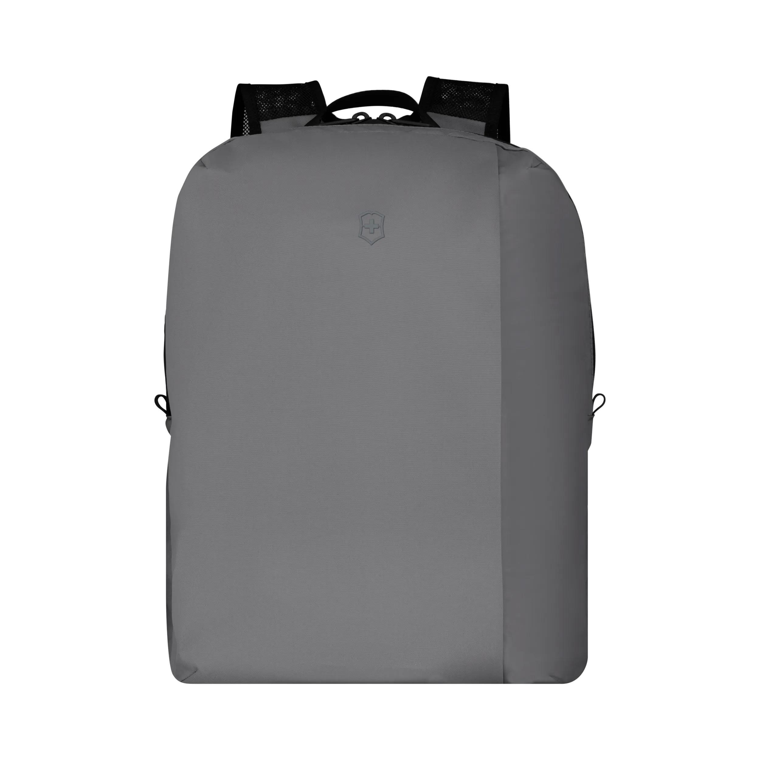 Victorinox Travel Essentials Packable Backpack in Gray — front view