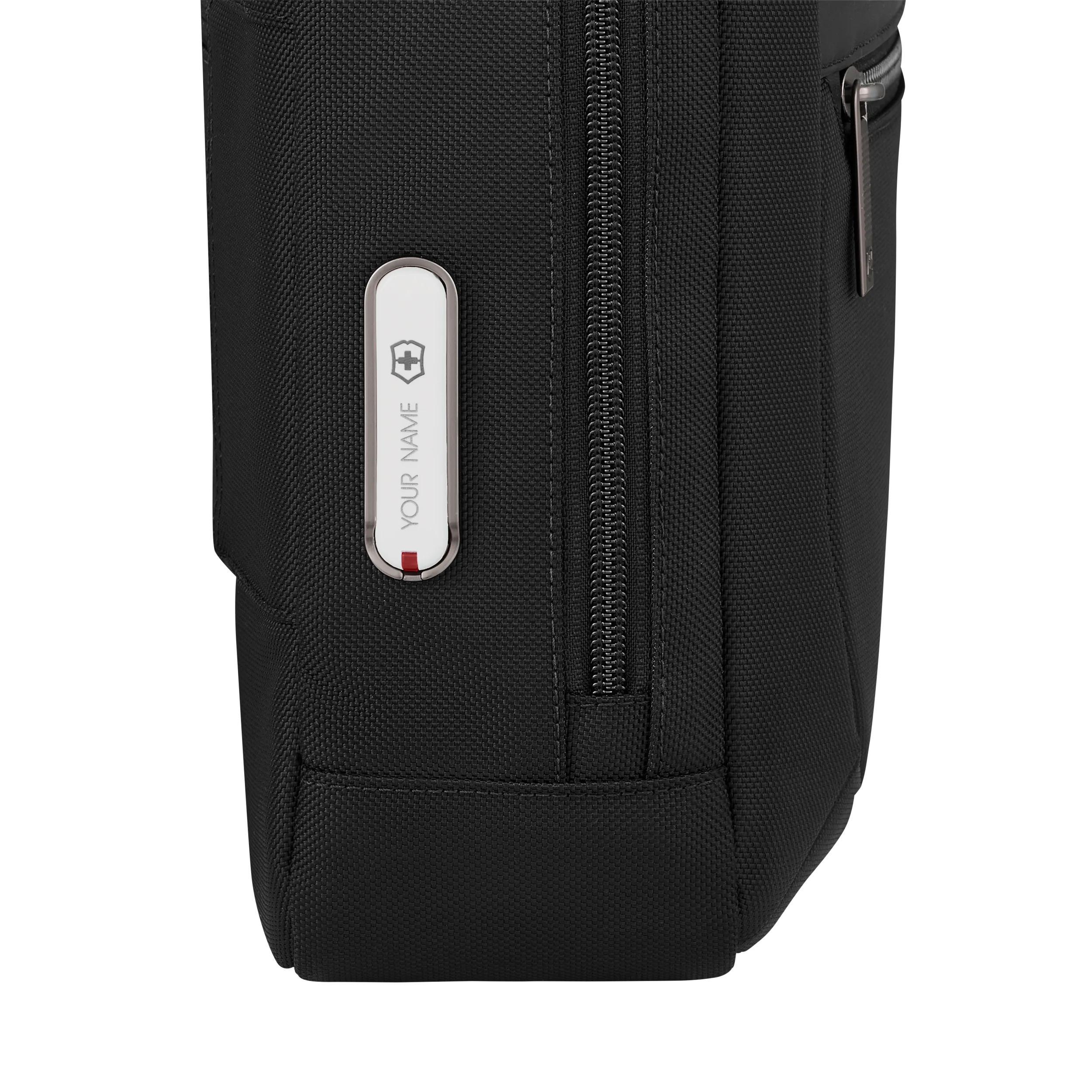 Victorinox Mythic Compact Briefcase in Black — detail view 2