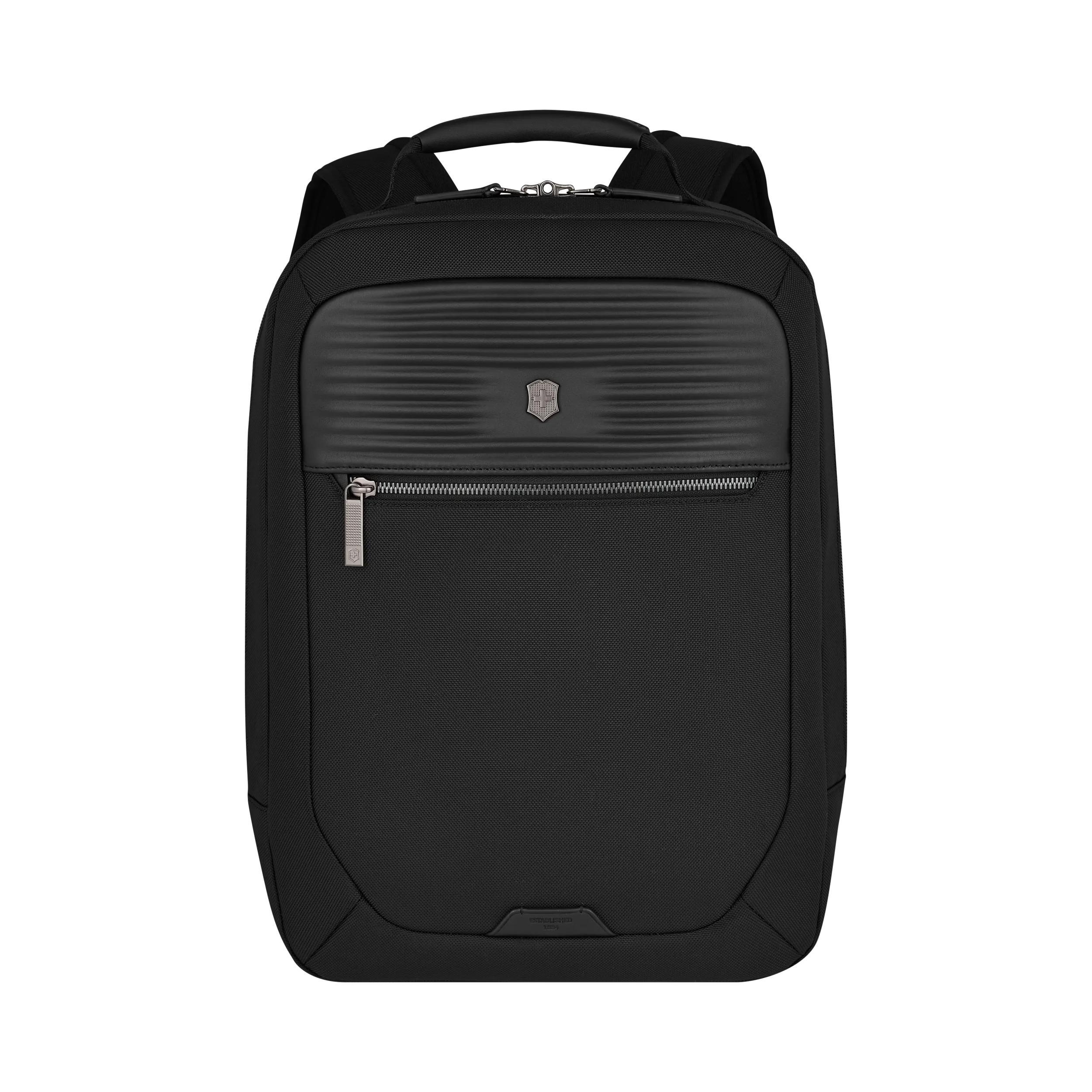 Victorinox Mythic Compact Backpack in Black — front view
