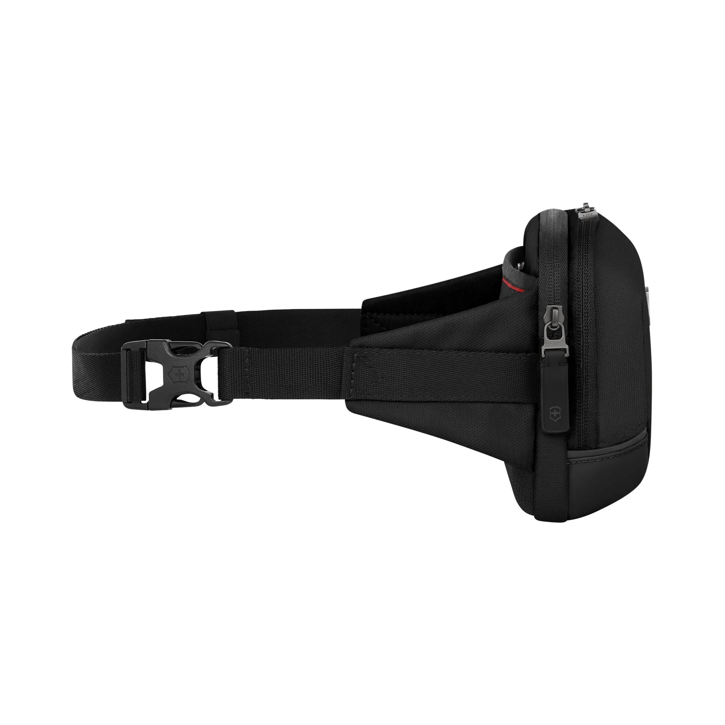 Victorinox Altmont Modern Belt Bag in Black — angle view 3