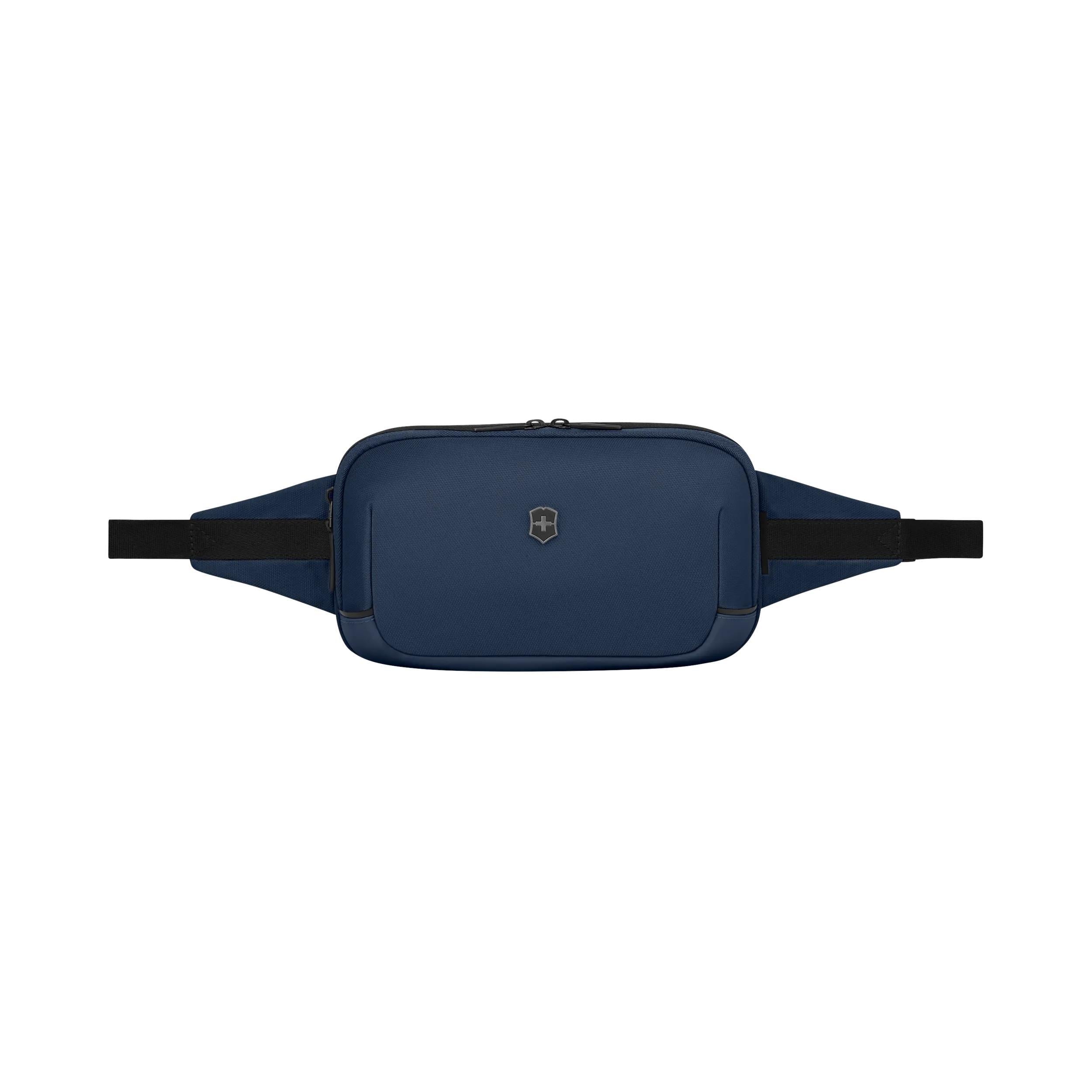 Victorinox Altmont Modern Belt Bag in Navy Blue — front view