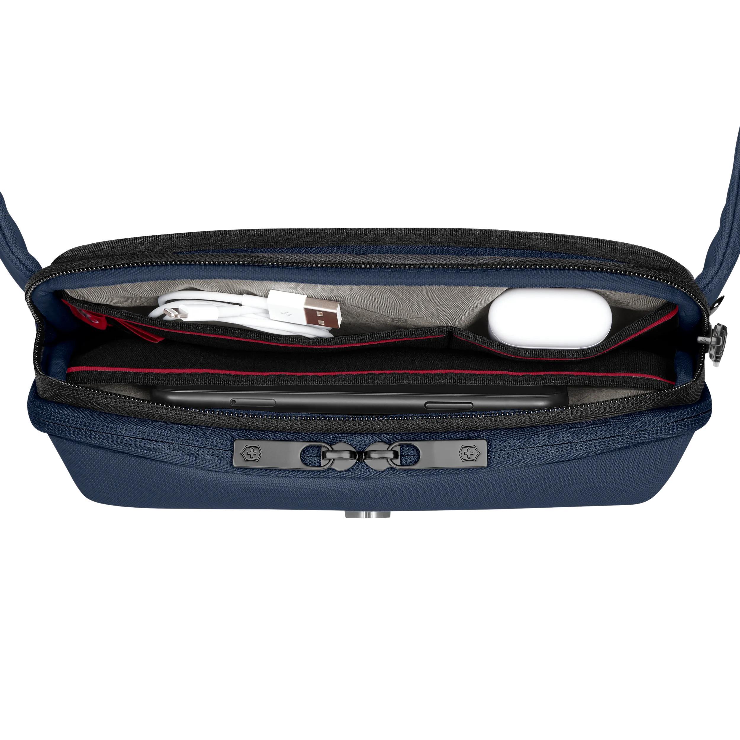 Victorinox Altmont Modern Belt Bag in Navy Blue — interior view 4