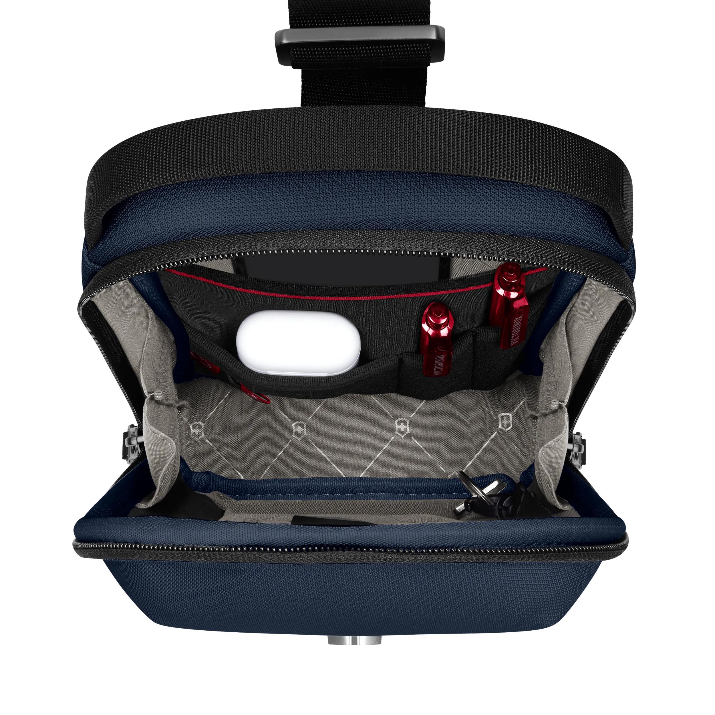 Victorinox Altmont Modern Sling Bag in Navy Blue — interior view