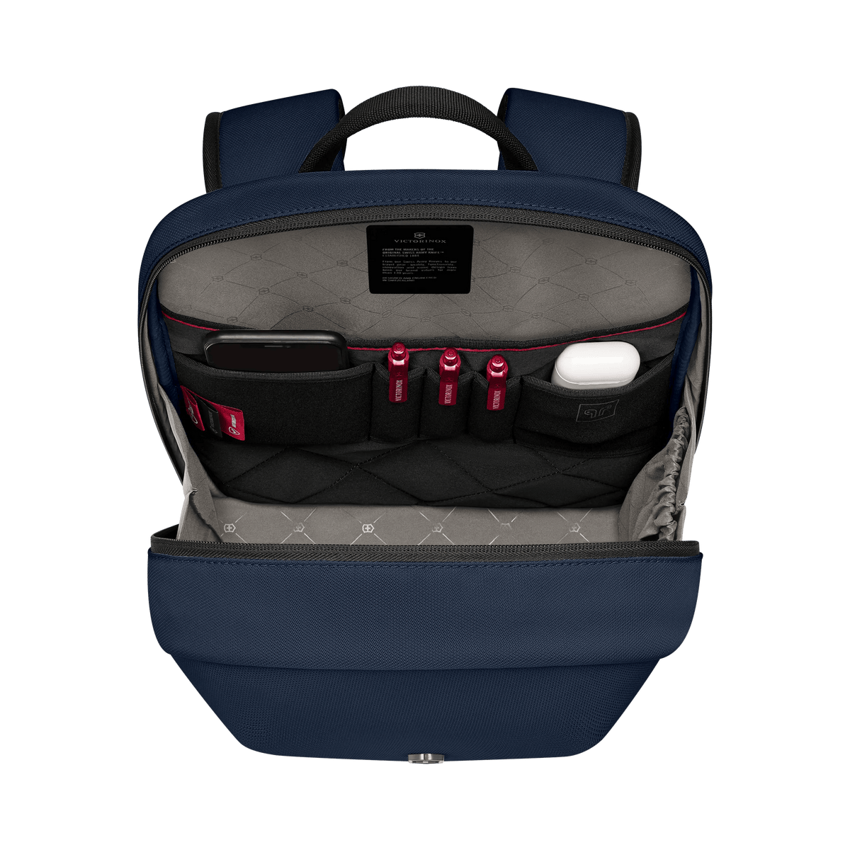 Victorinox Altmont Modern City Daypack in Navy Blue — interior view