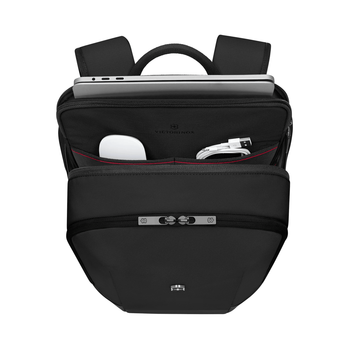 Victorinox Altmont Modern Compact Backpack in Black — interior view