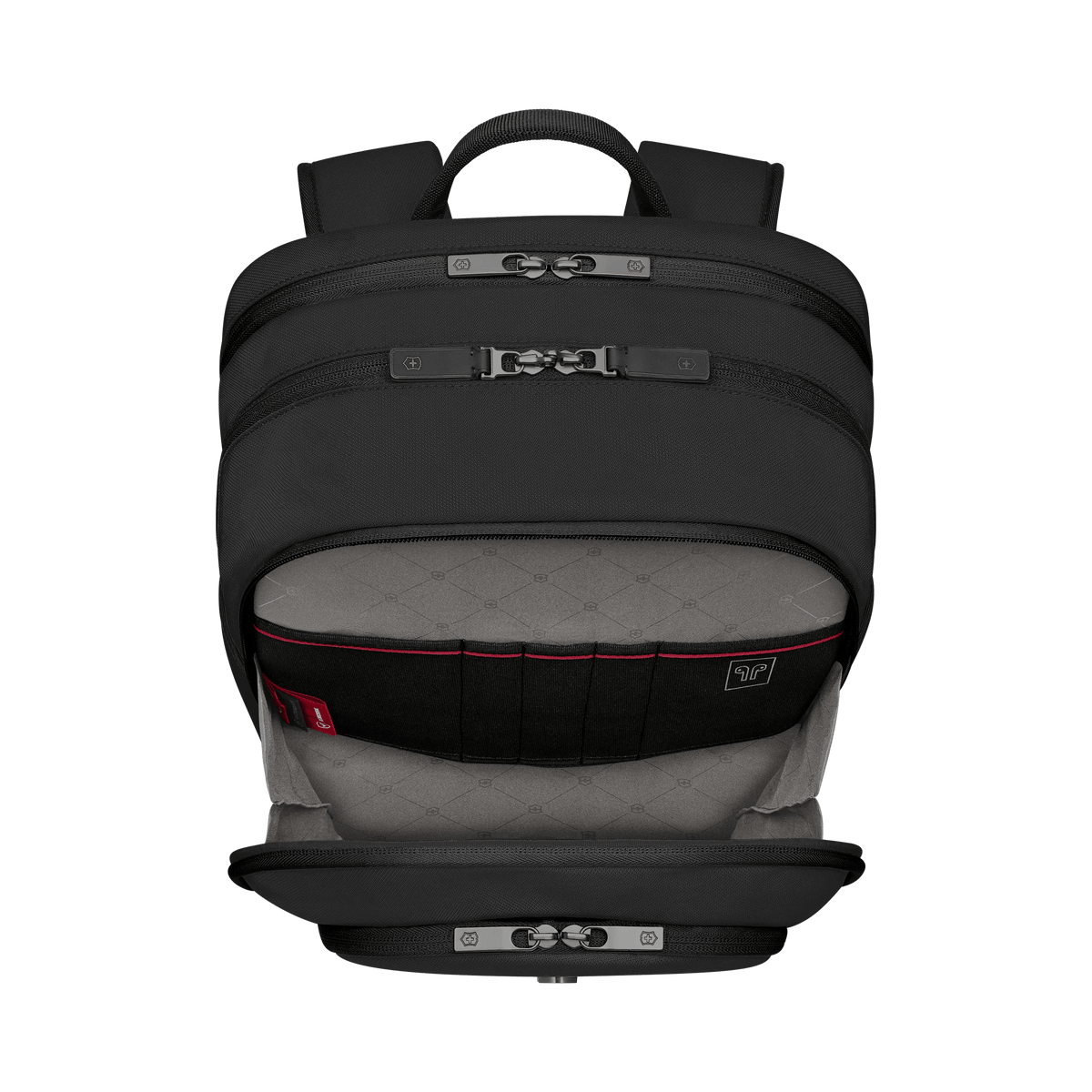Victorinox Altmont Modern Deluxe Backpack in Black — interior view 3