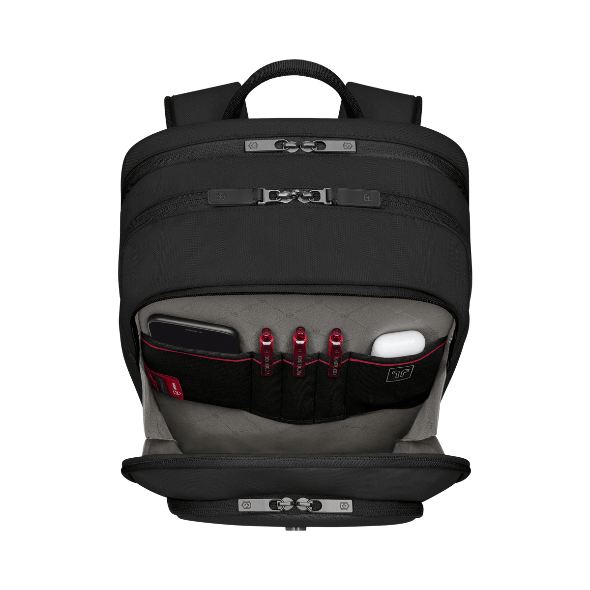 Victorinox Altmont Modern Deluxe Backpack in Black — interior view 5