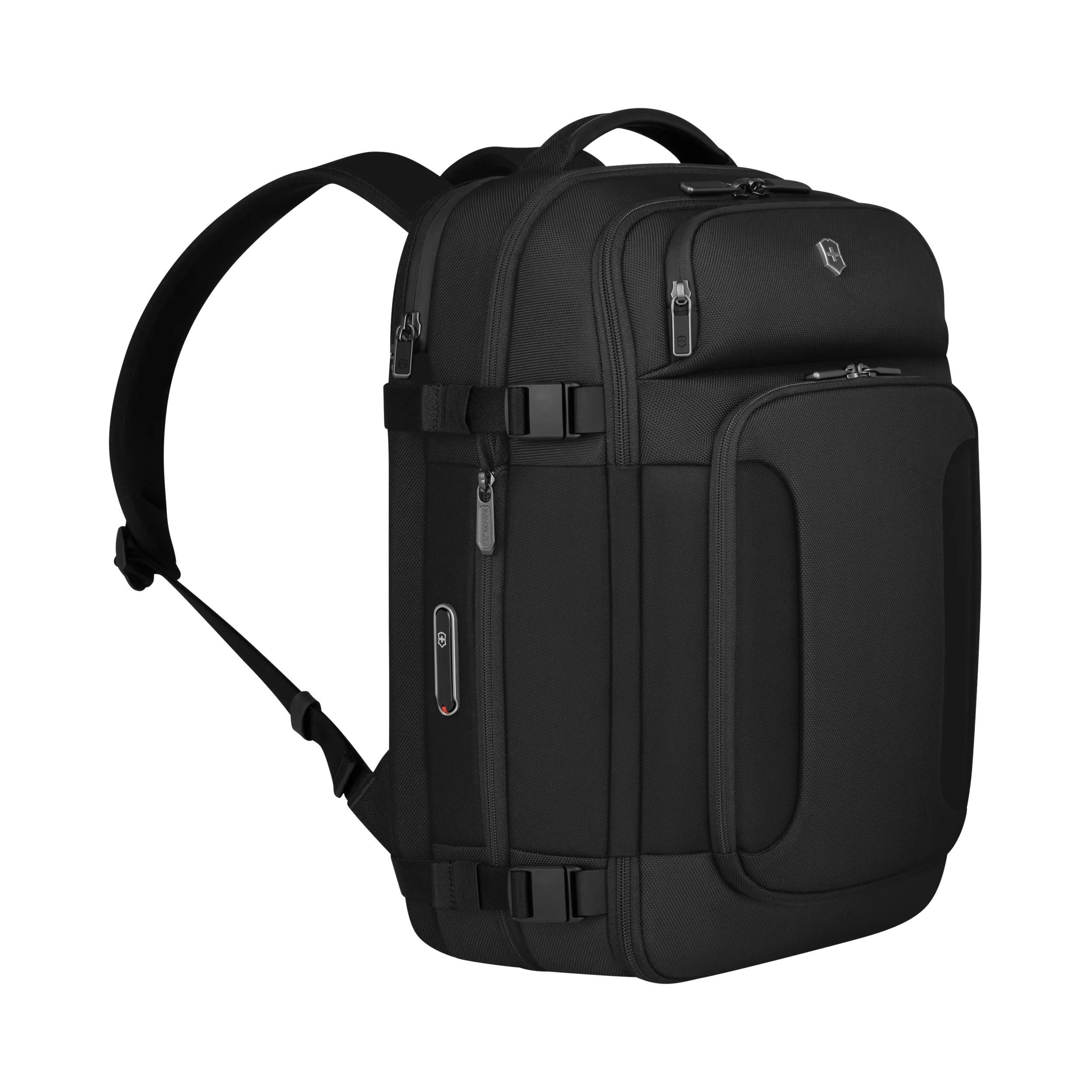 Victorinox Werks Traveler 7.0 Boarding Bag in Black — angle view 2