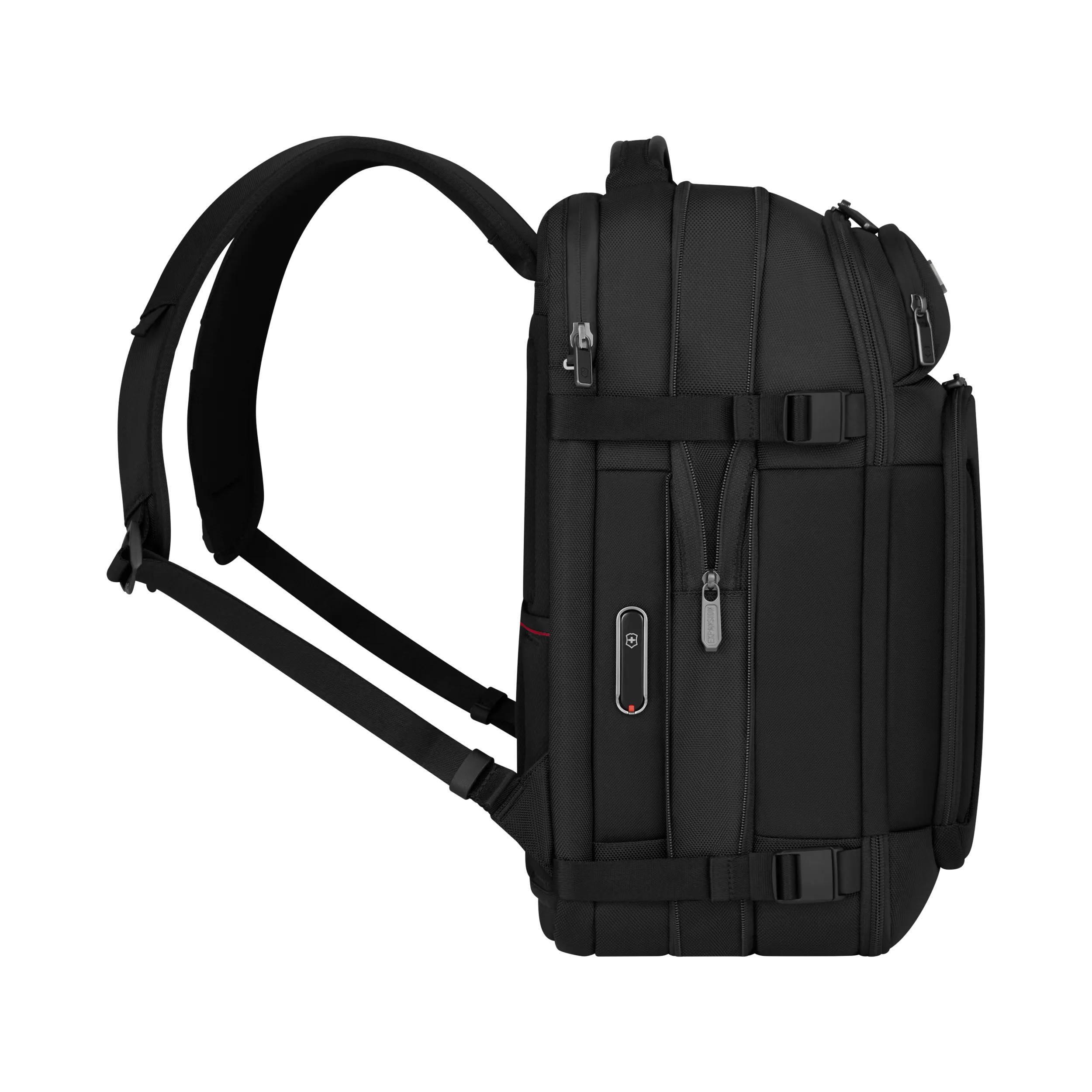 Victorinox Werks Traveler 7.0 Boarding Bag in Black — angle view 5