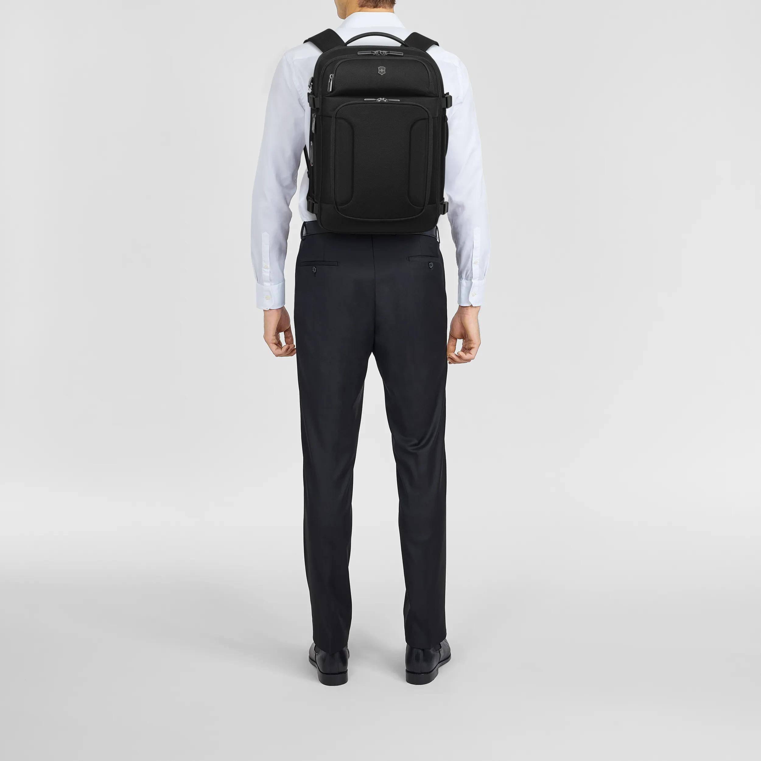 Victorinox Werks Traveler 7.0 Boarding Bag in Black — lifestyle