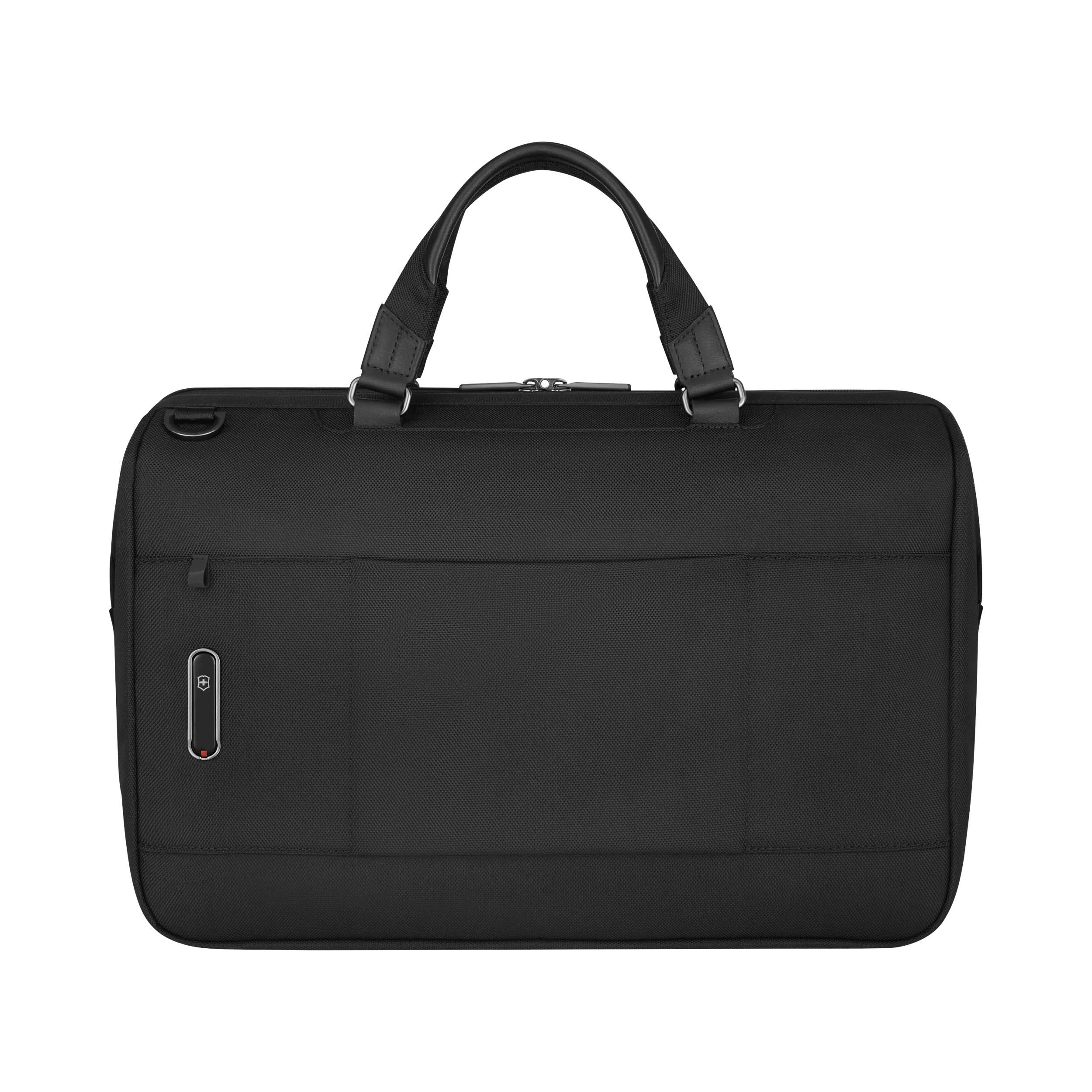Victorinox Werks Traveler 7.0 Weekender in Black — back view