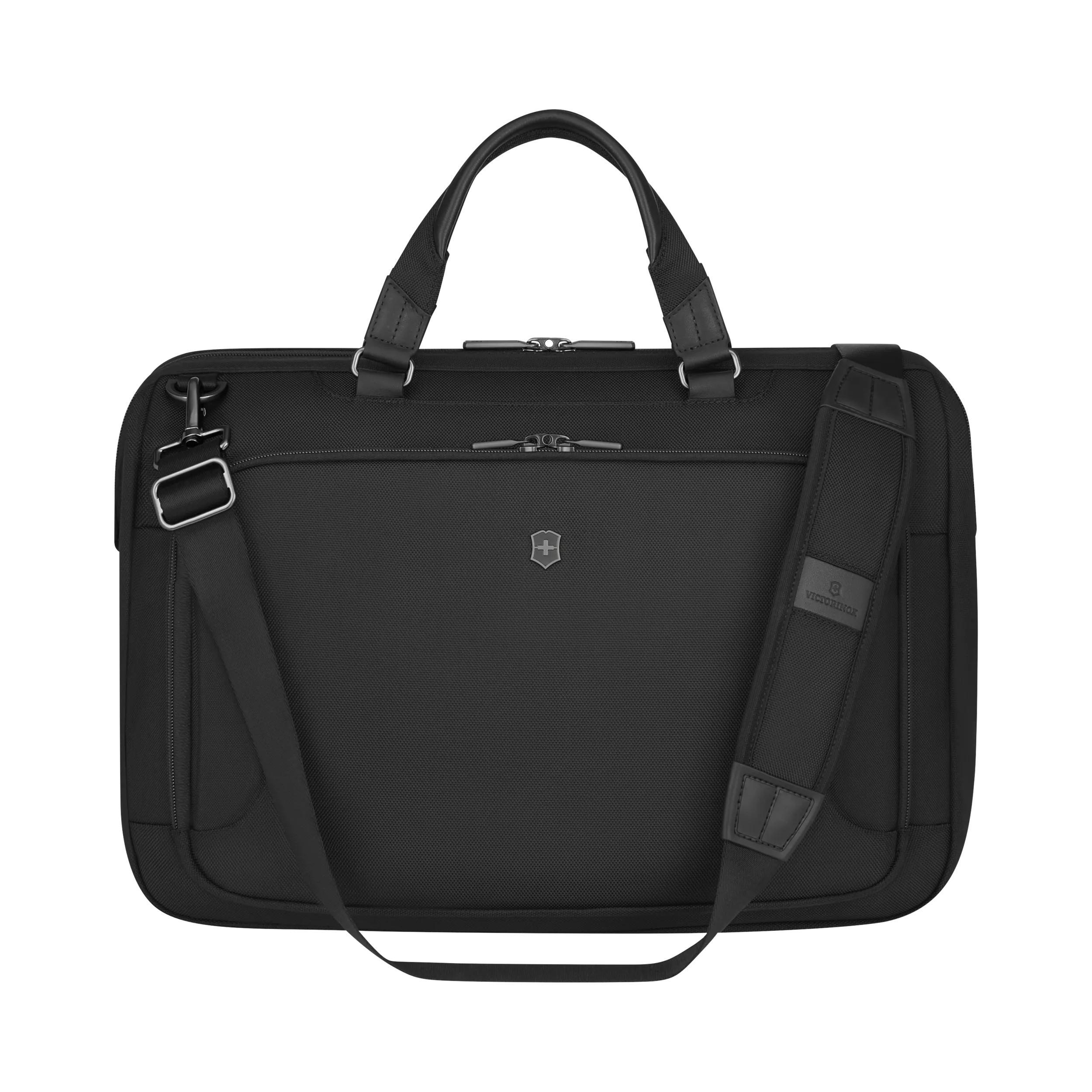 Victorinox Werks Traveler 7.0 Weekender in Black — angle view 2