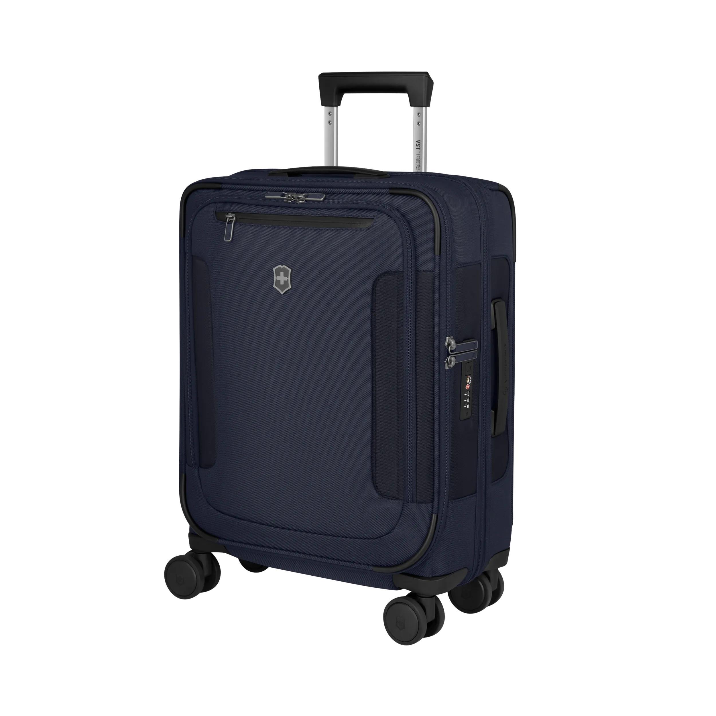 Victorinox Werks Traveler 7.0 Global Carry-On in Blue — angle view 3