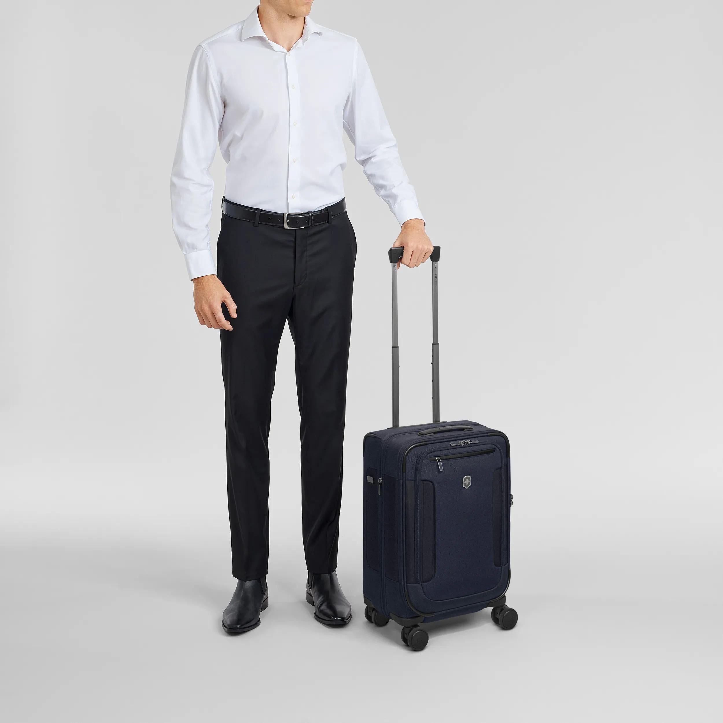 Victorinox Werks Traveler 7.0 Frequent Flyer Carry-On in Blue — lifestyle