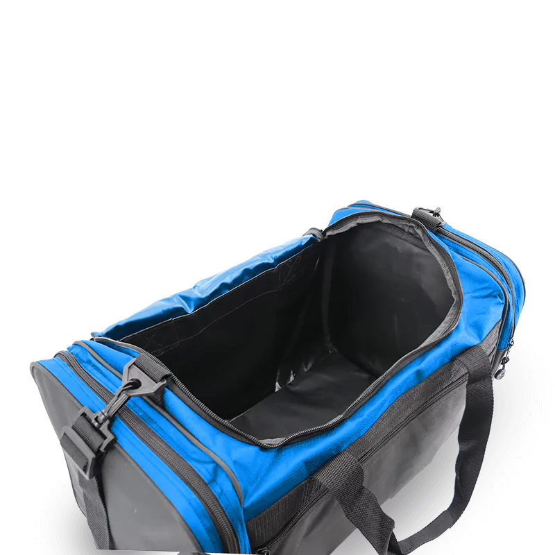 J World Copper Sport Duffel Bags in Blue/Black 21" — interior view 2 # color_Blue/Black