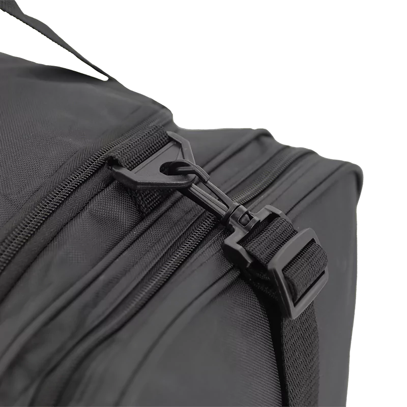 J World Copper Sport Duffel Bags in Black 24" — detail view # color_Black