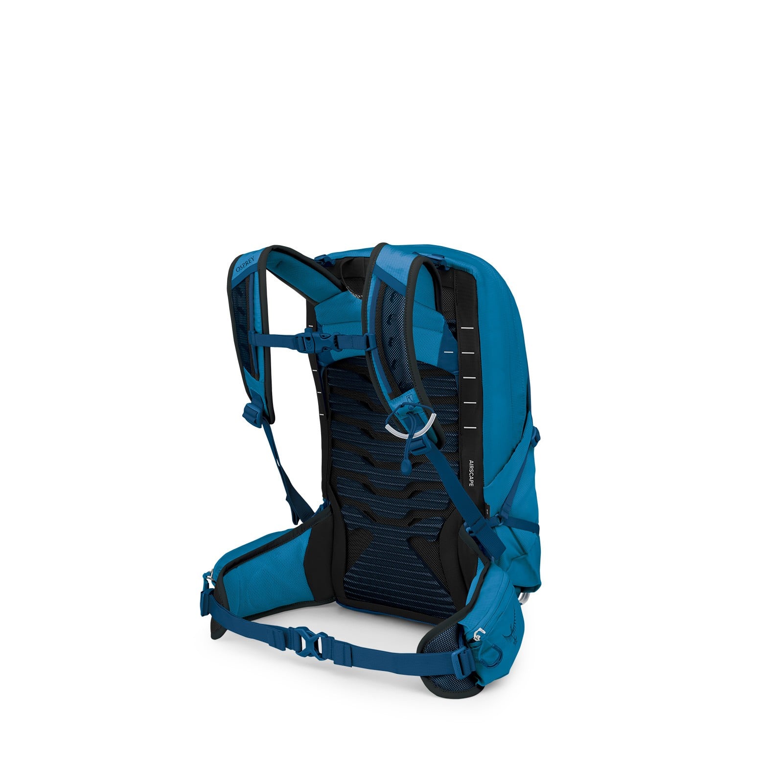 Osprey Talon 11 Hiking Backpack 11L in Scoria Blue/Night Shift — back view