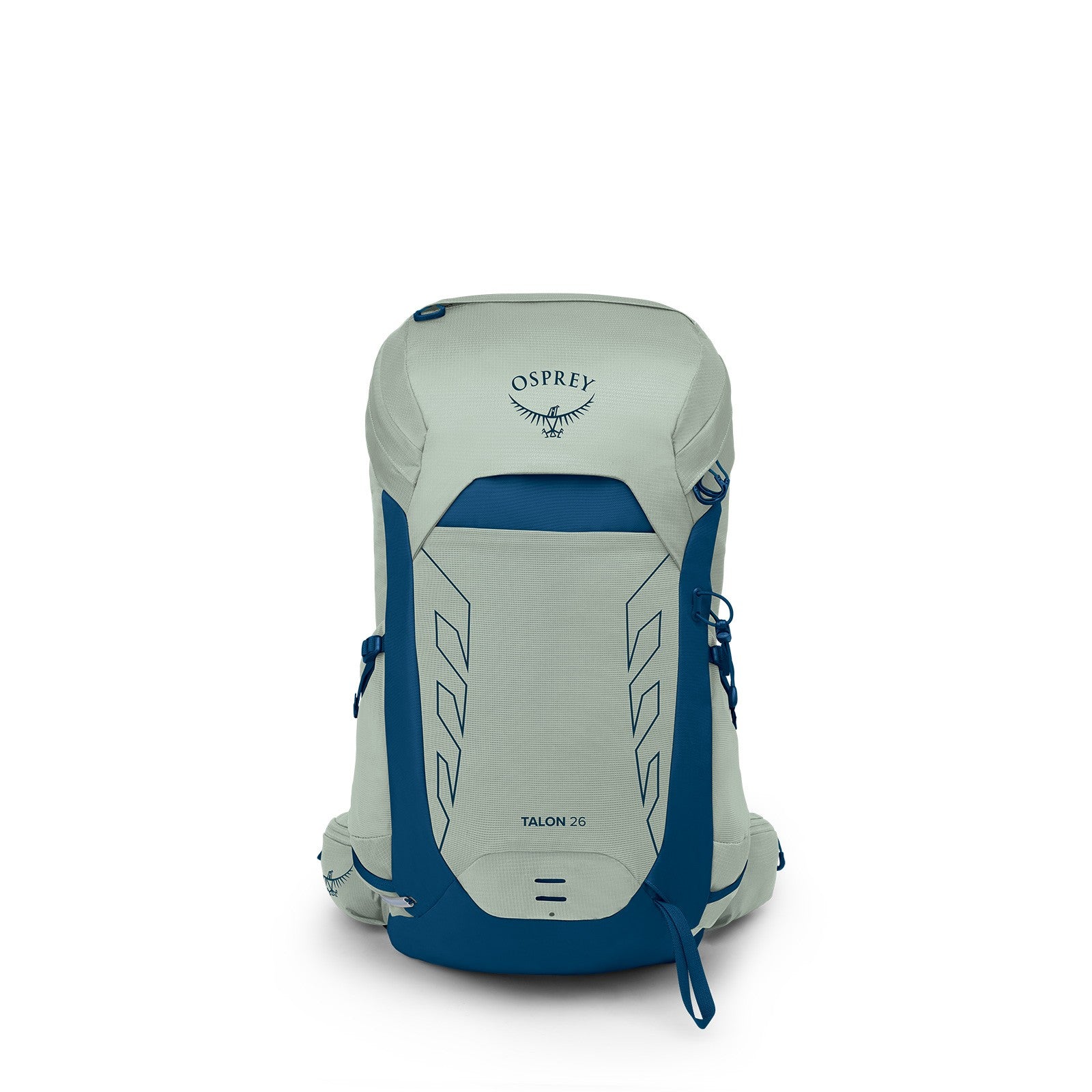 Osprey Talon 26 Hiking Backpack 26L in Frosty Mint Green/Night Shift — front view
