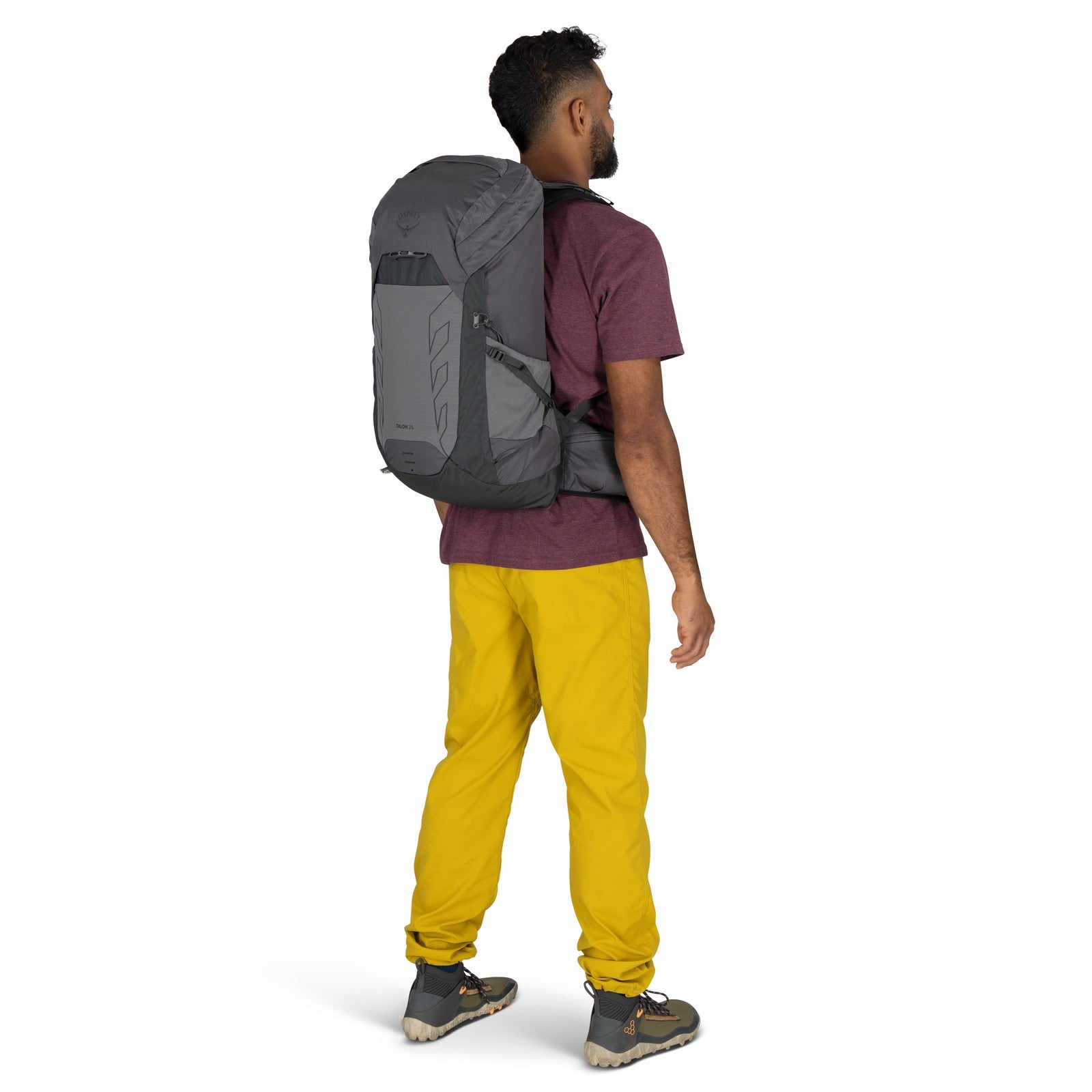 Osprey Talon 26 Hiking Backpack 26L in Phantom Grey/Dark Charcoal — lifestyle 2