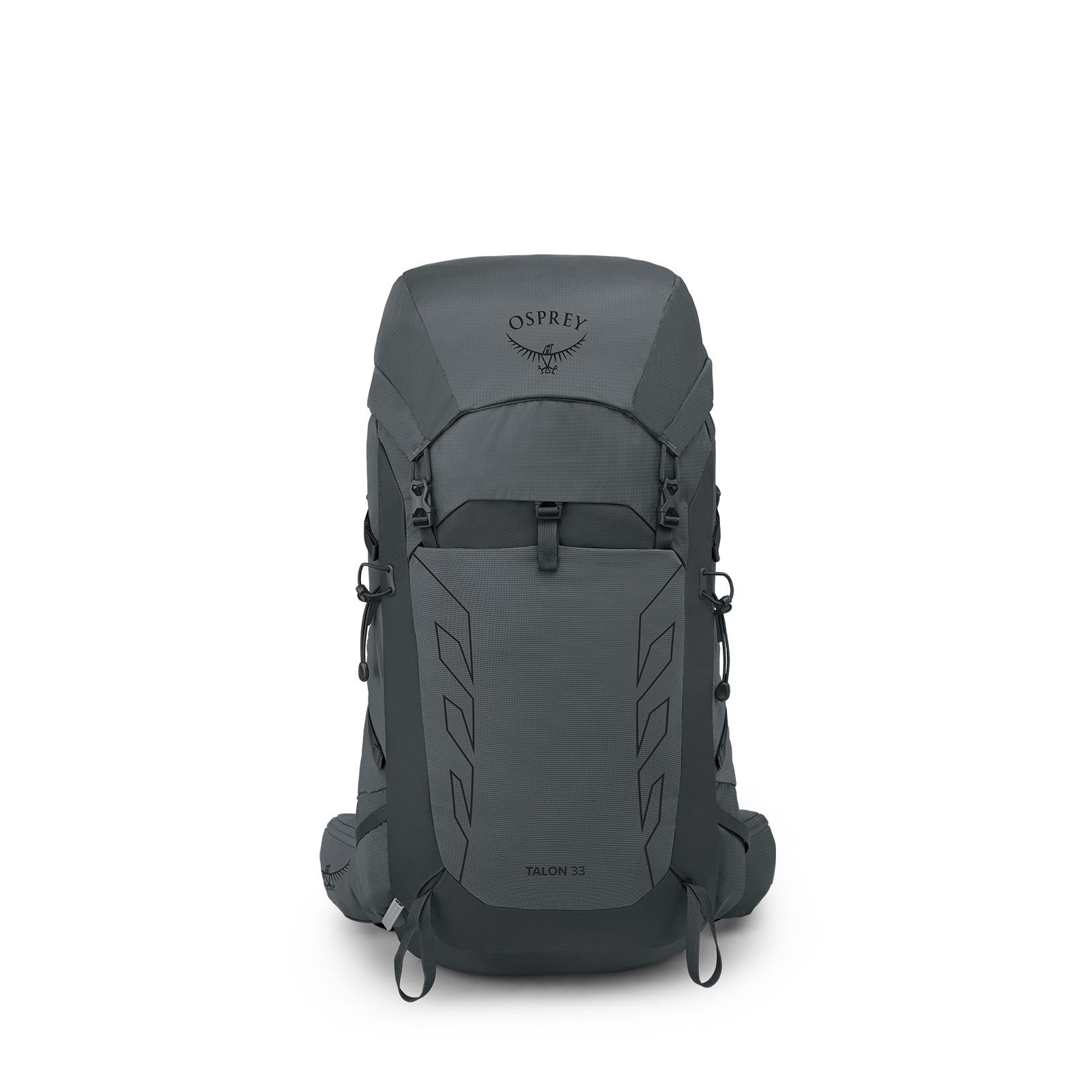 Osprey Talon 33 Hiking Backpack 33L in Phantom Grey/Dark Charcoal — front view