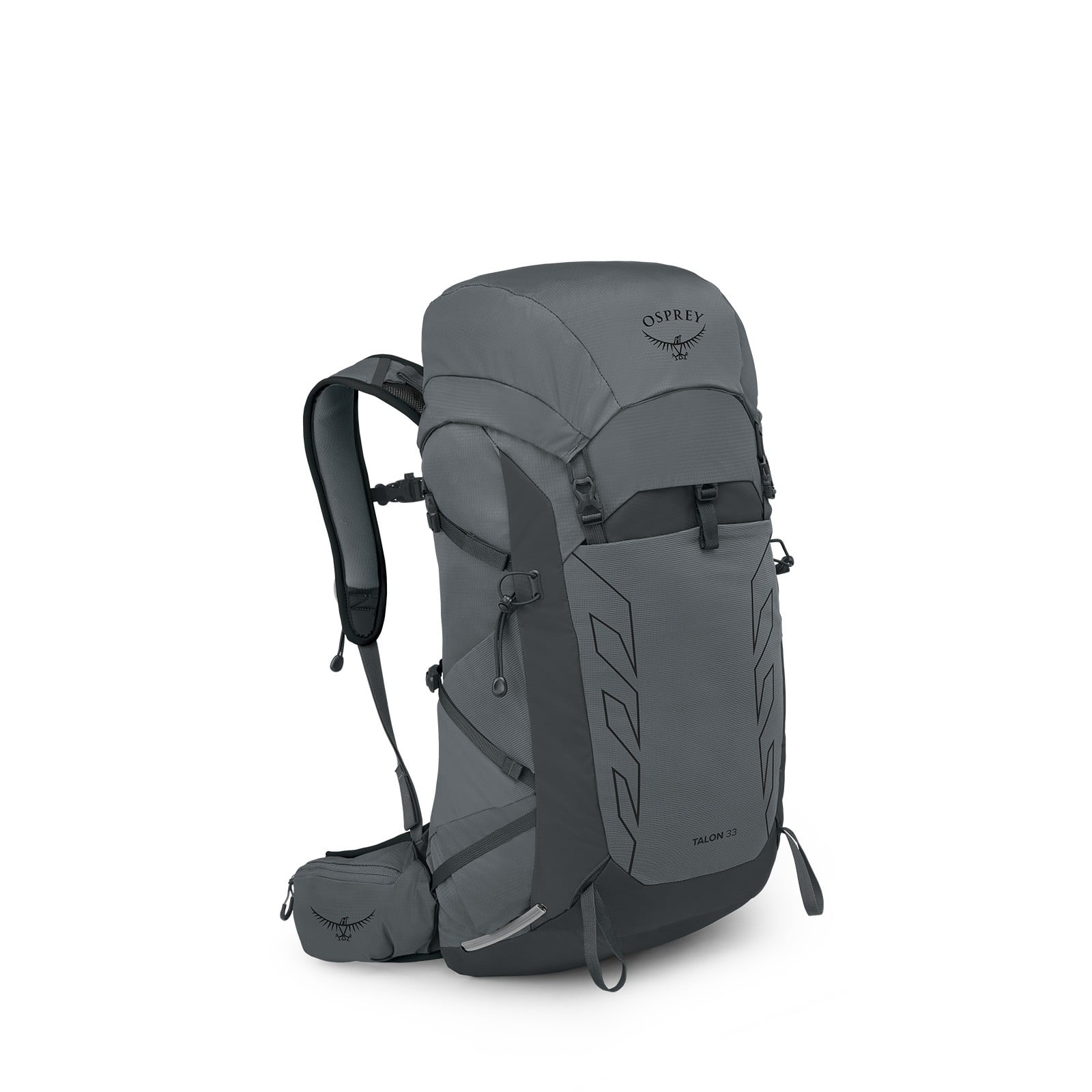 Osprey Talon 33 Hiking Backpack 33L in Phantom Grey/Dark Charcoal — angle view 2