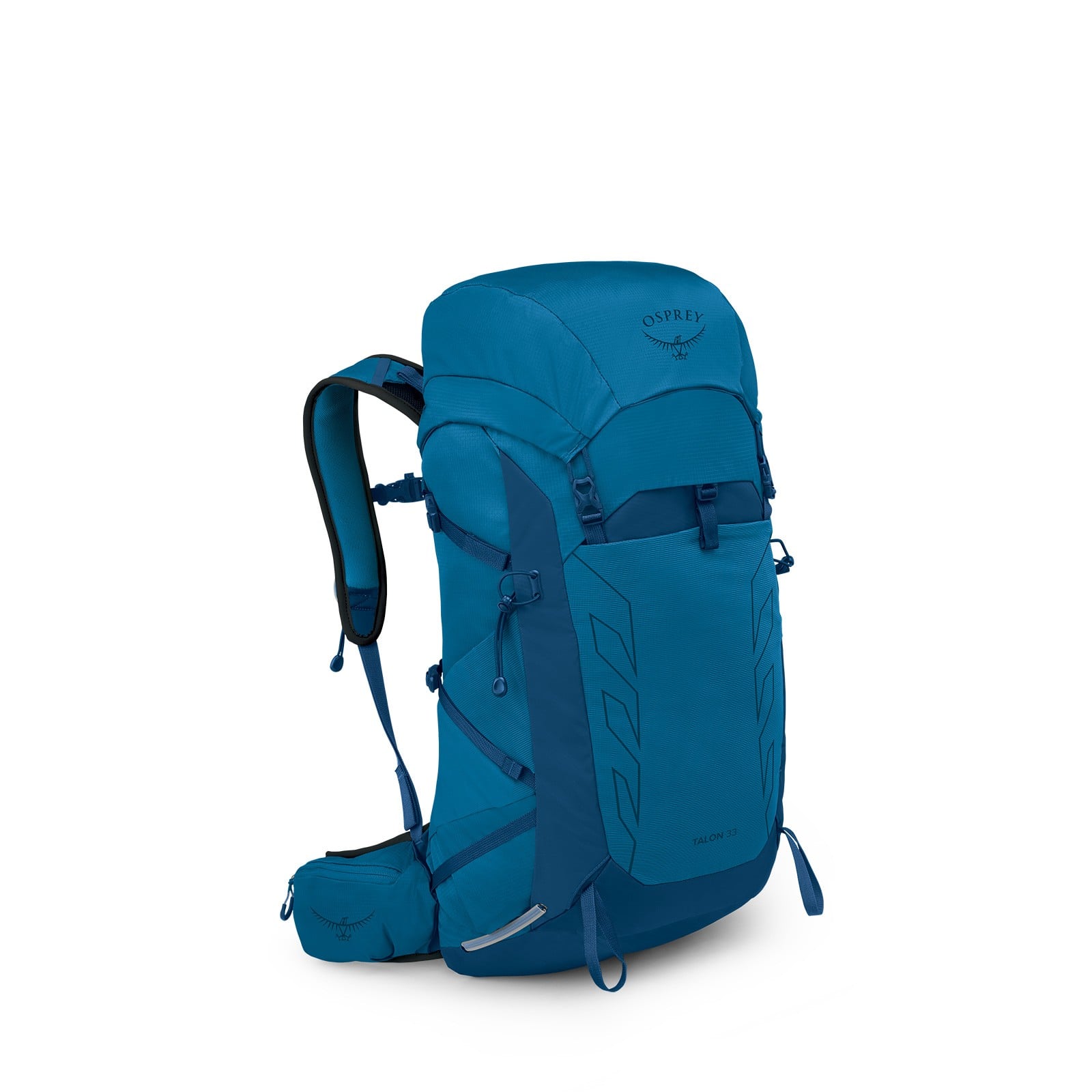Osprey Talon 33 Hiking Backpack 33L in Scoria Blue/Night Shift — angle view 2