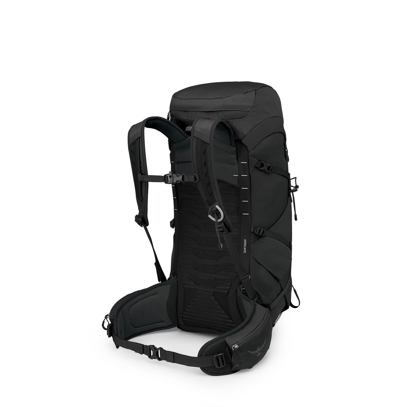 Osprey Talon 33 Hiking Backpack 33L in Black/Coal Grey — angle view 3