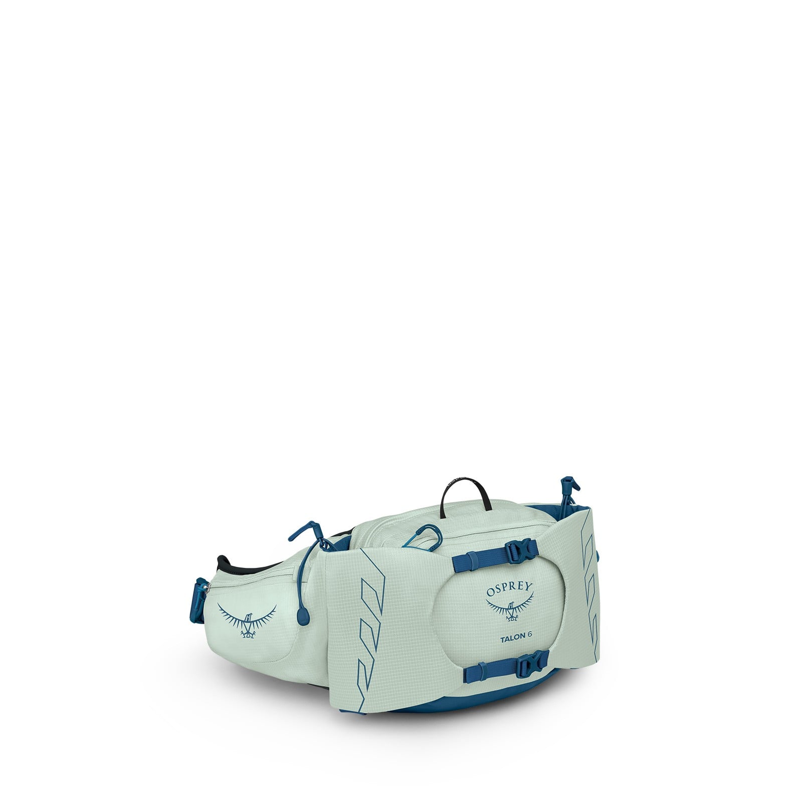 Osprey Talon 6 Lumbar Pack 6L in Frosty Mint Green/Night Shift — angle view 2