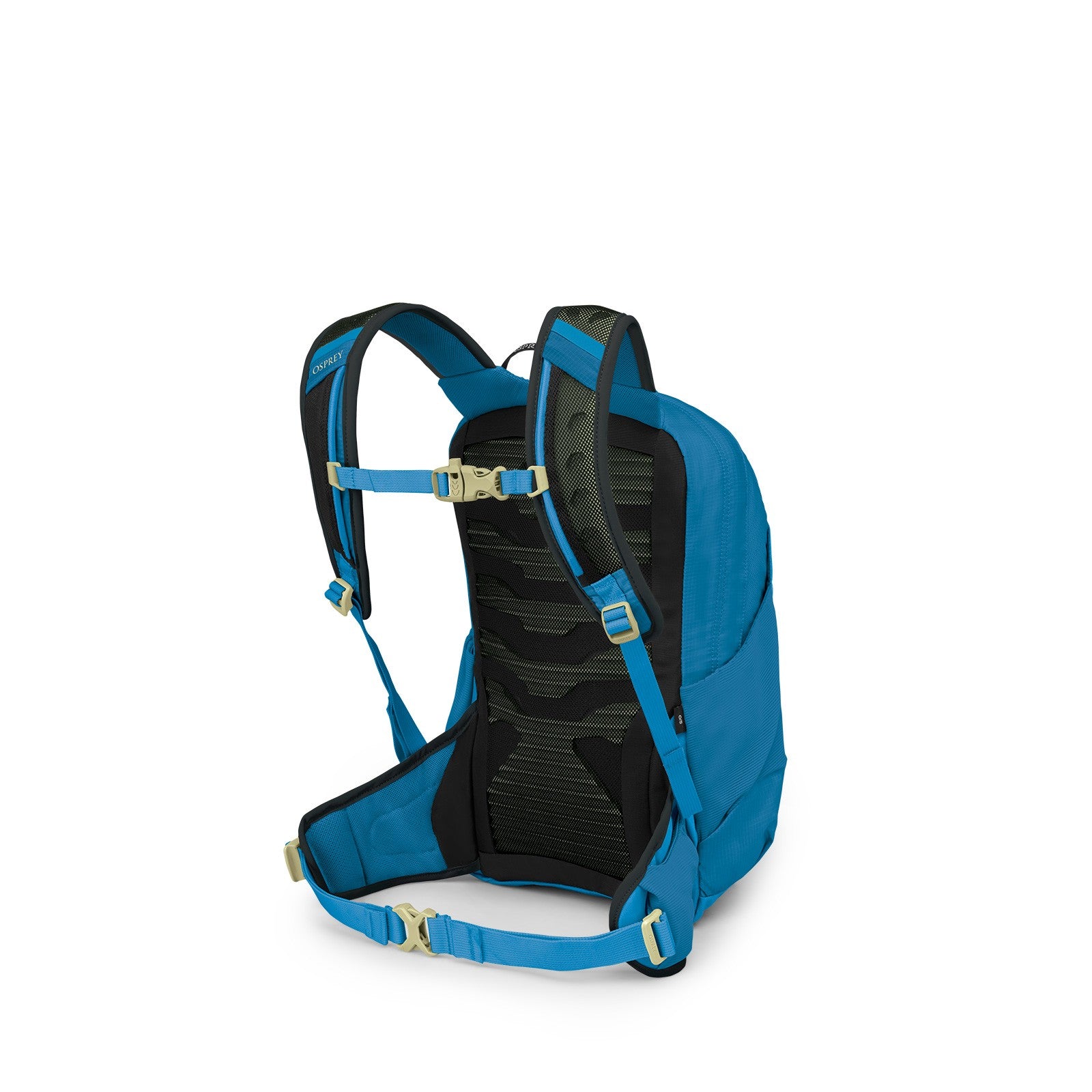 Osprey Talon Jr Kids Hiking Backpack 11L in Scoria Blue — angle view 3