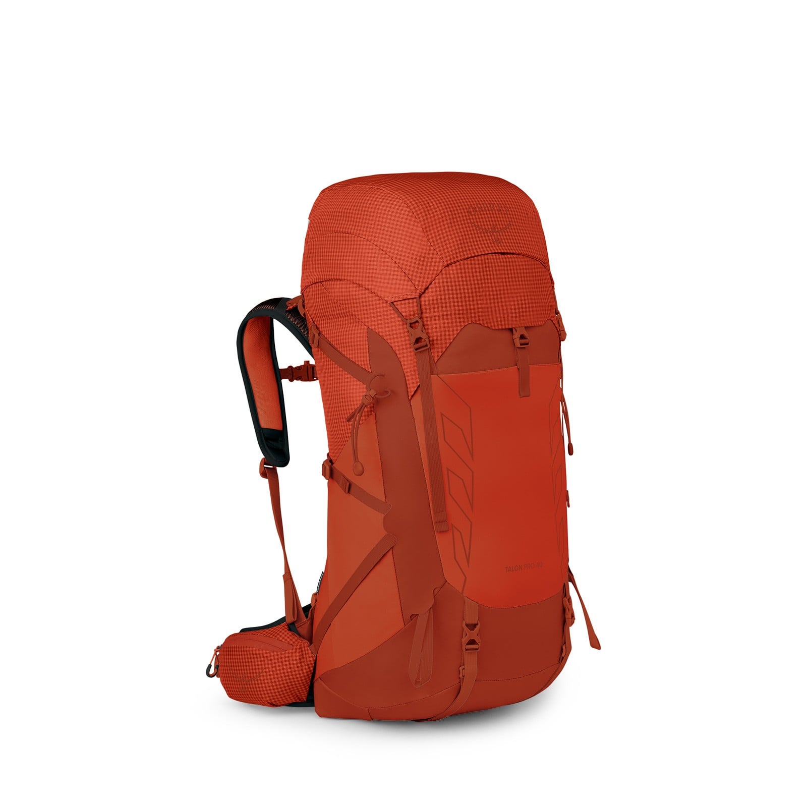 Osprey Talon Pro 40 Hiking Backpack 40L in Mars Orange — angle view 2