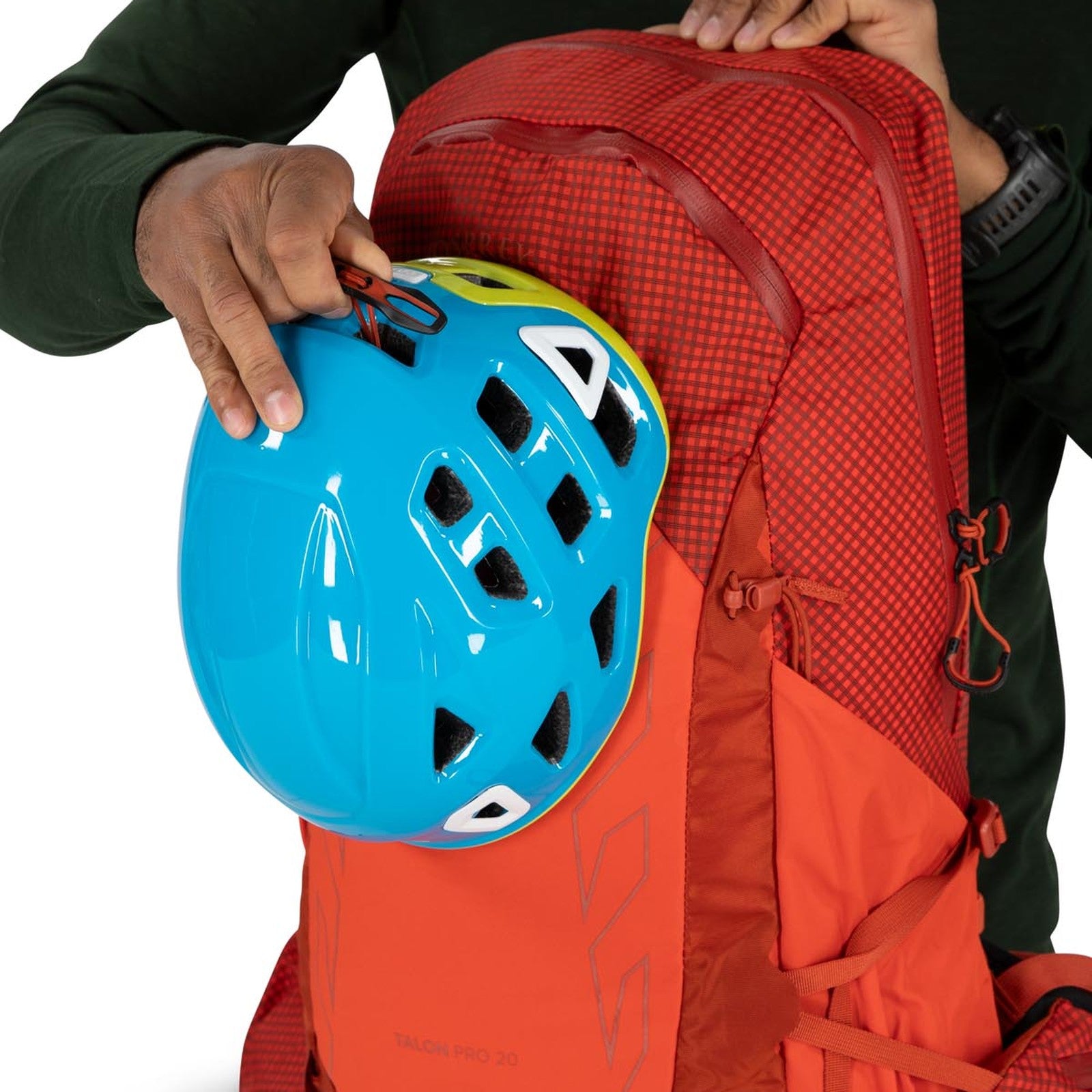 Osprey Talon Pro 20 Hiking Backpack 20L in Mars Orange — detail view 3