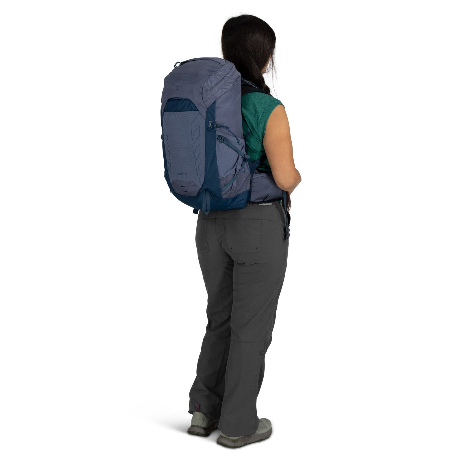 Osprey Tempest 26 Hiking Backpack 26L in Anchor Blue/Atlas — lifestyle 2