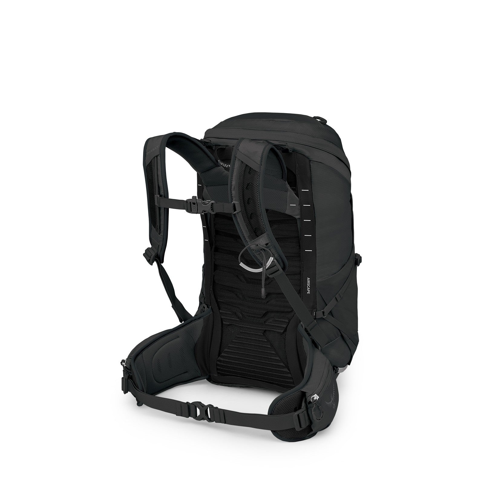 Osprey Tempest 26 Hiking Backpack 26L in Black/Coal Grey — angle view 3