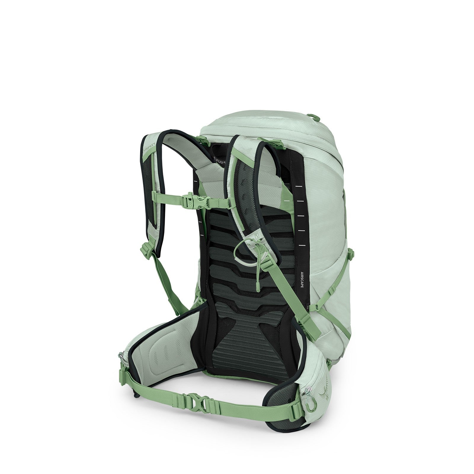 Osprey Tempest 26 Hiking Backpack 26L in Frosty Mint Green/Botanica — angle view 3