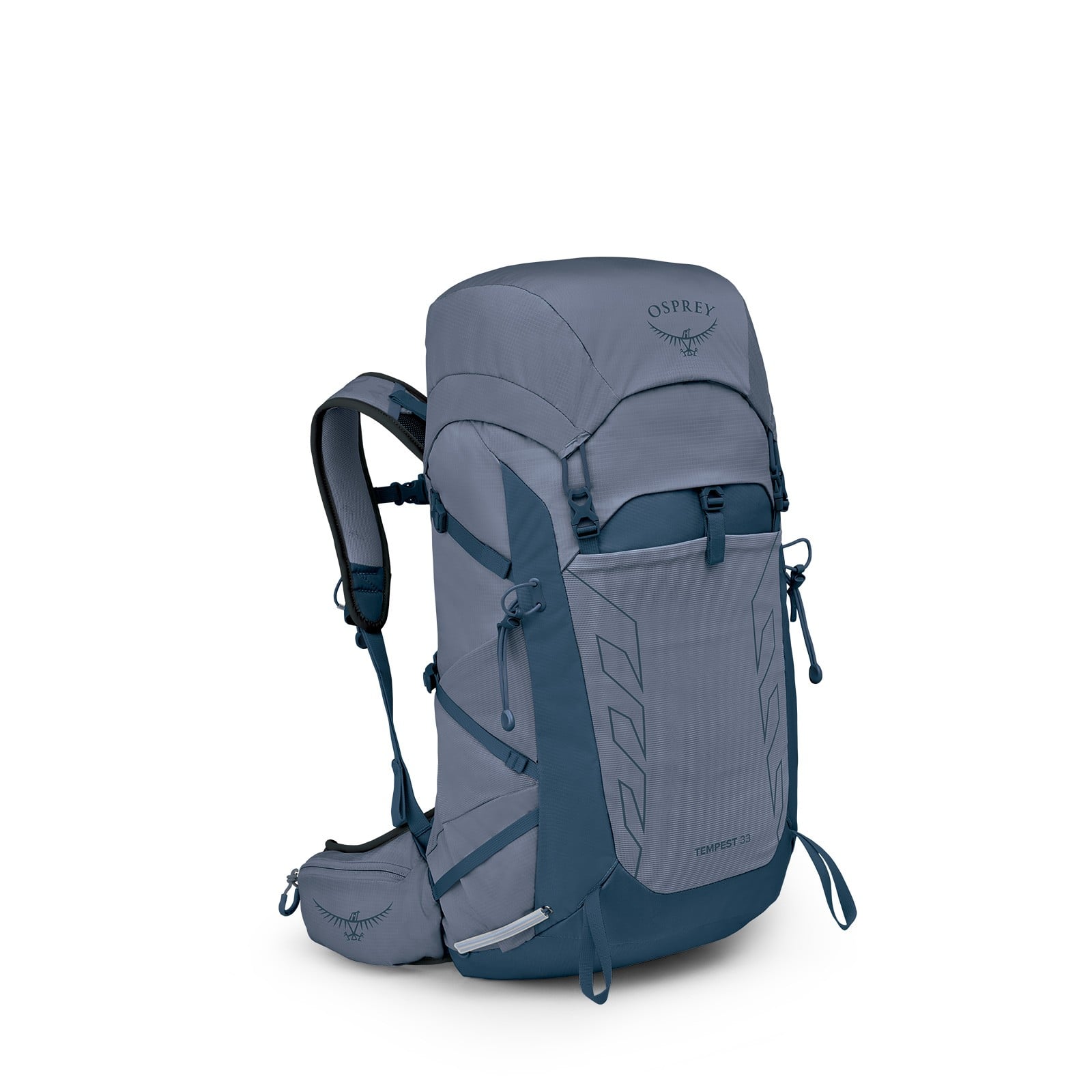 Osprey Tempest 33 Hiking Backpack 33L in Anchor Blue/Atlas — angle view 2