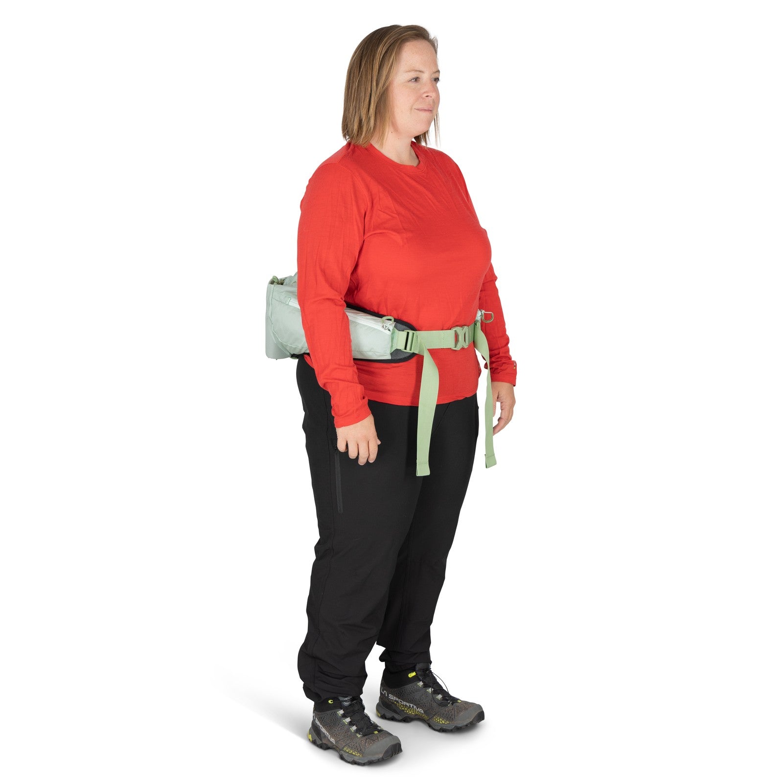 Osprey Tempest 6 Extended Fit Waist Pack in Frosty Mint Green/Botanica — lifestyle